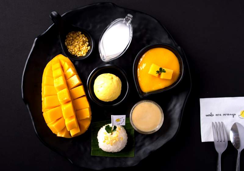 Mango Desserts At Make Me Mango In Bangkok