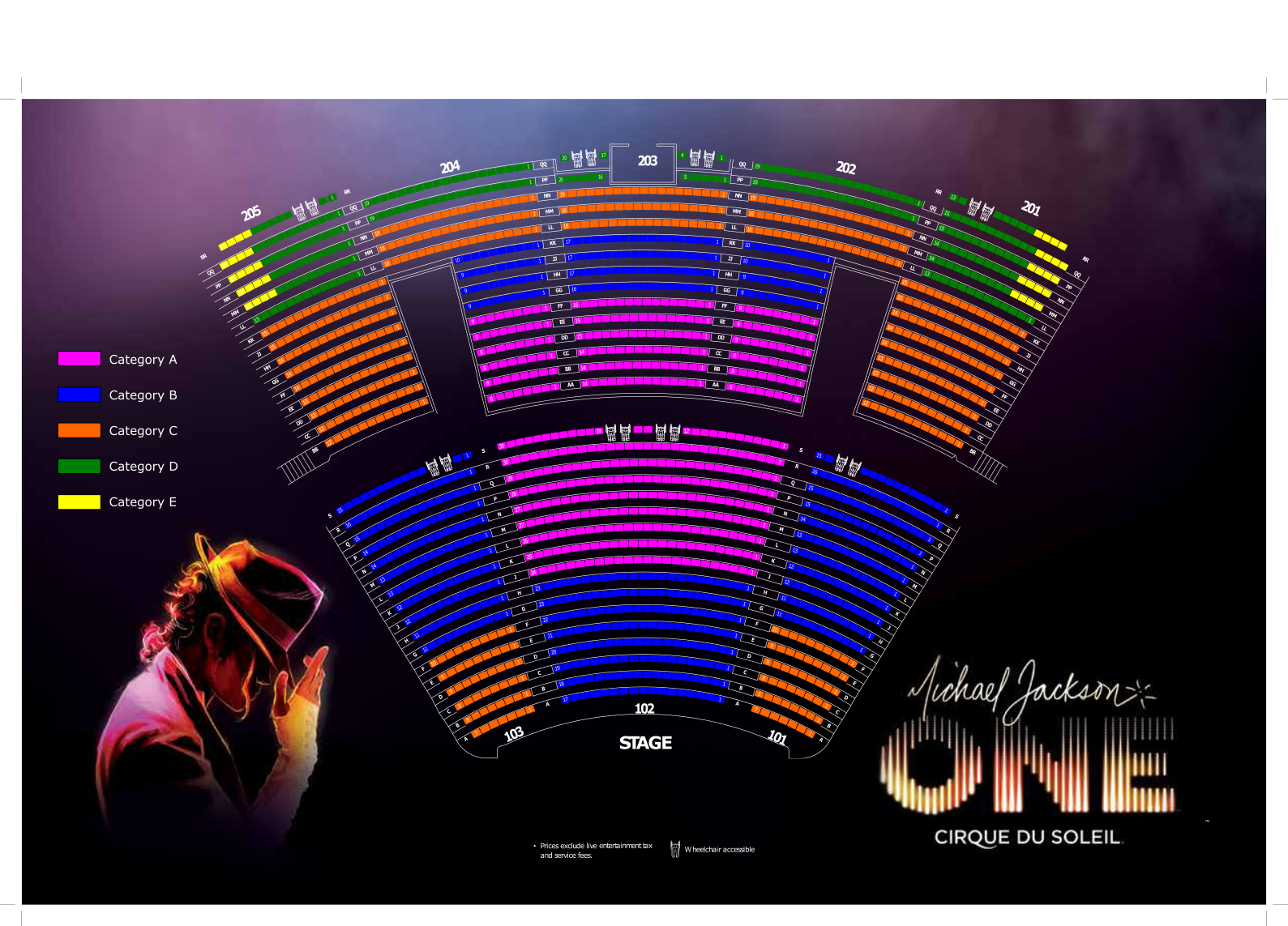 Tropicana Las Vegas Show Seating Chart