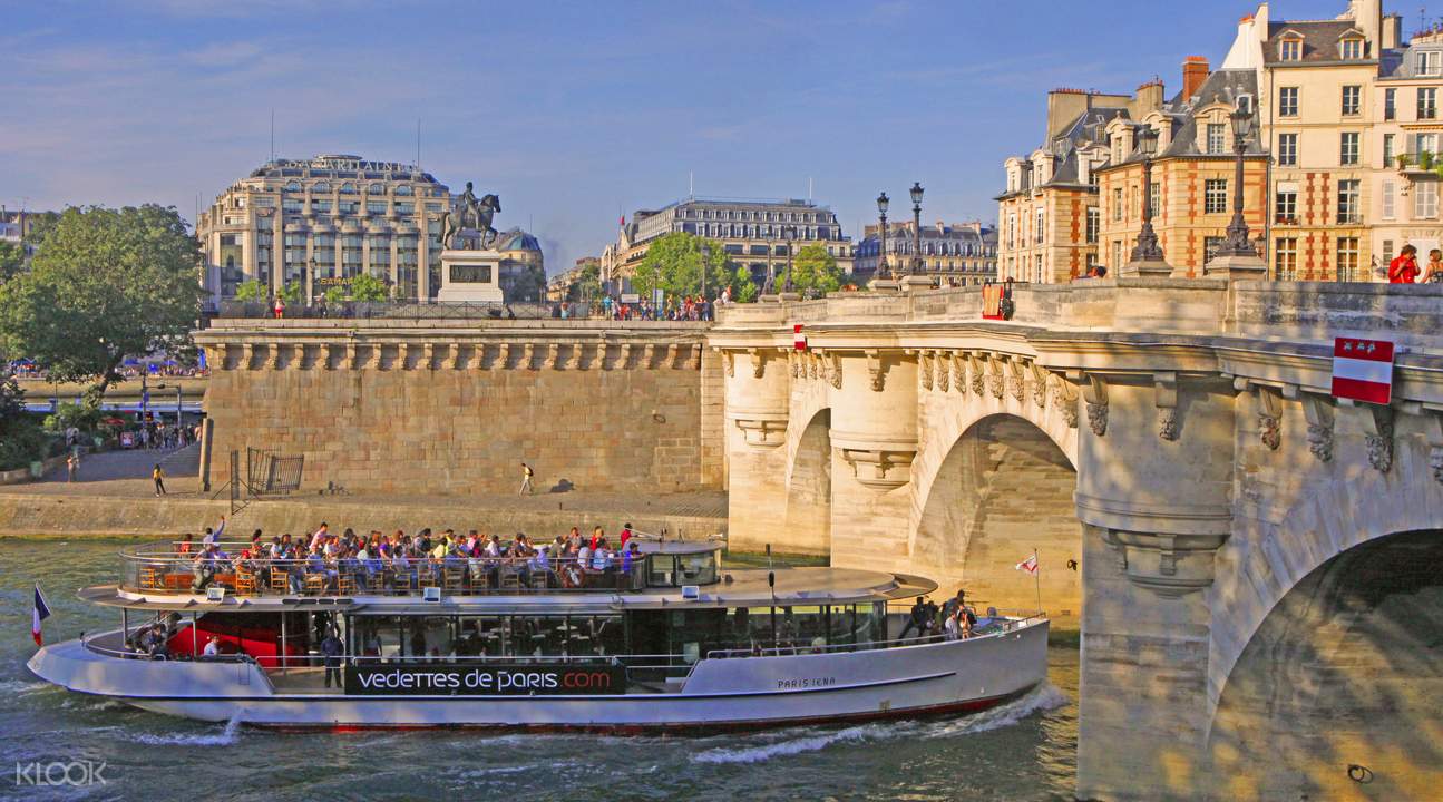 seine river sightseeing cruise with optional champagne or snacks