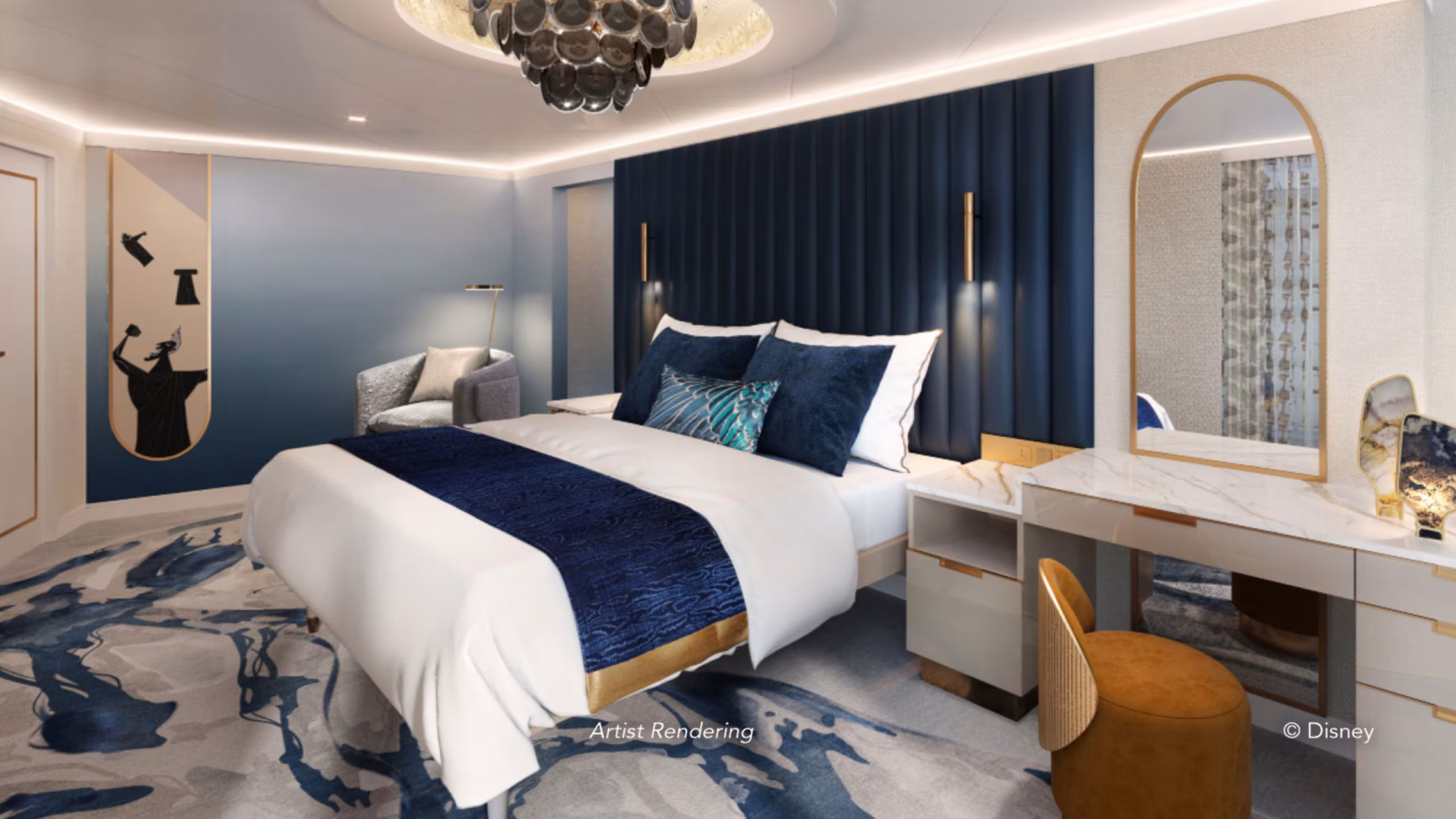 DCL-WD Accoms(附阳台的双层皇家套房)
