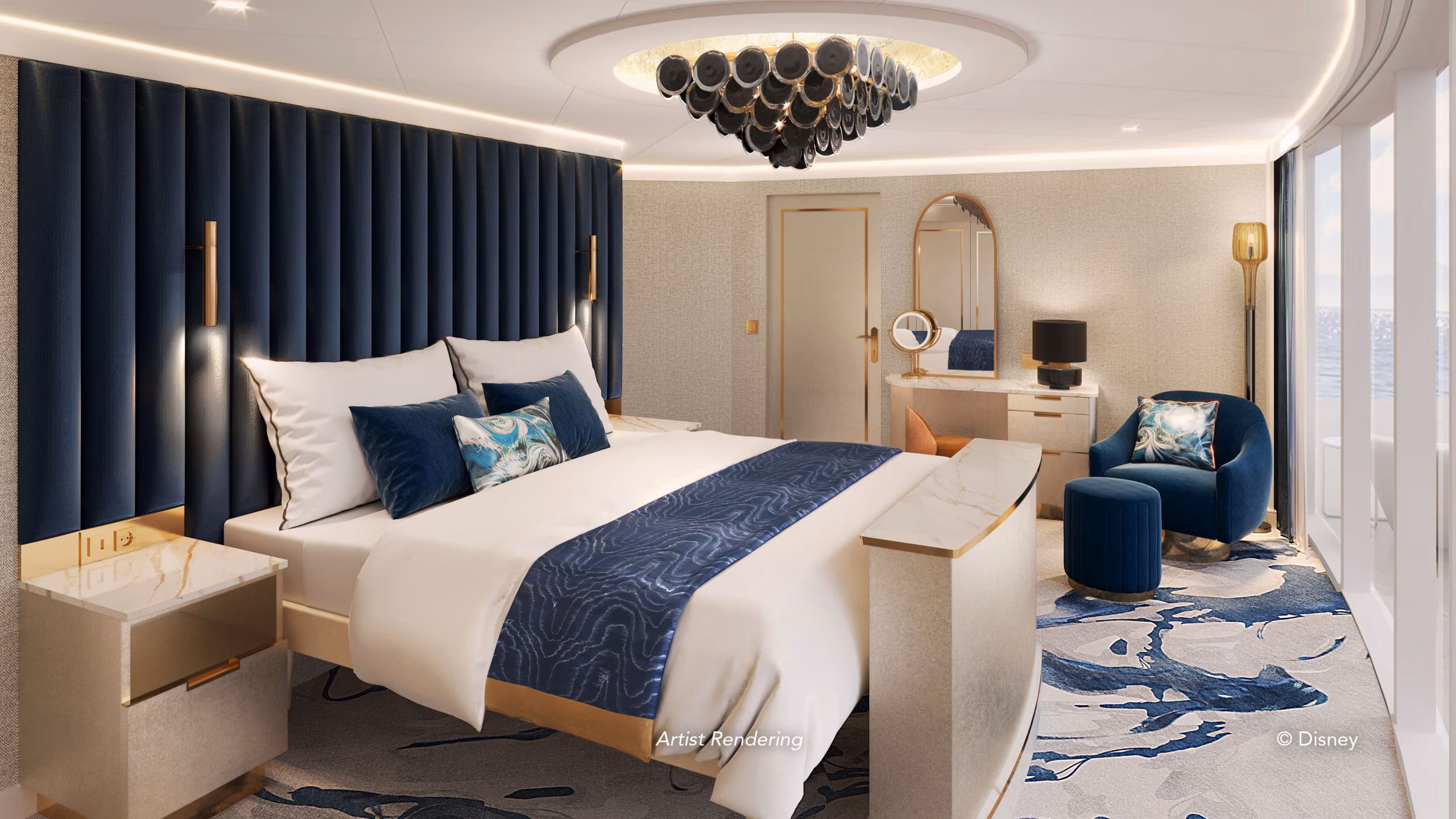 DCL-WD Accoms(附阳台的单层皇家套房)