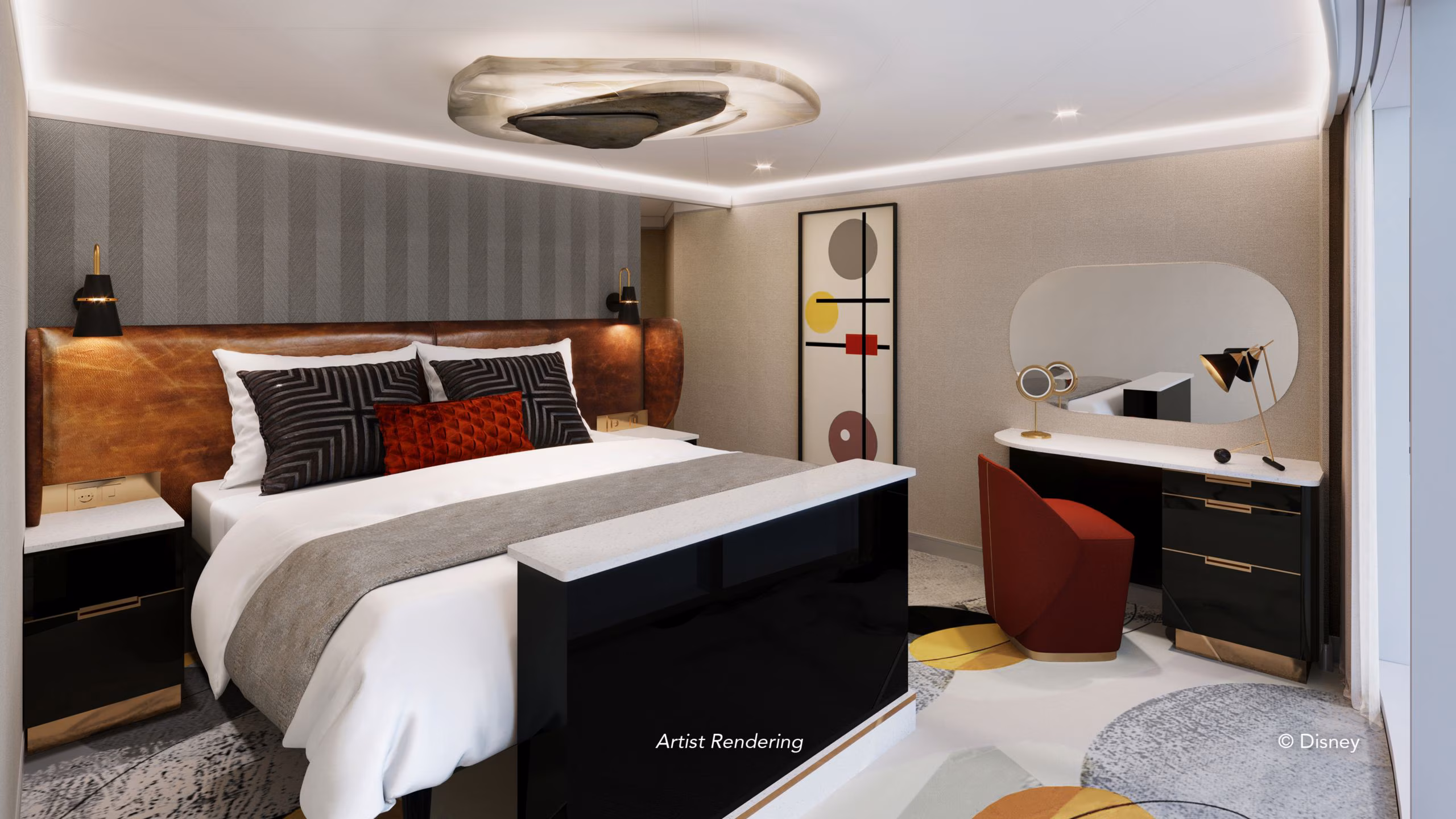 DCL-WD Accoms(附阳台的单层皇家套房)