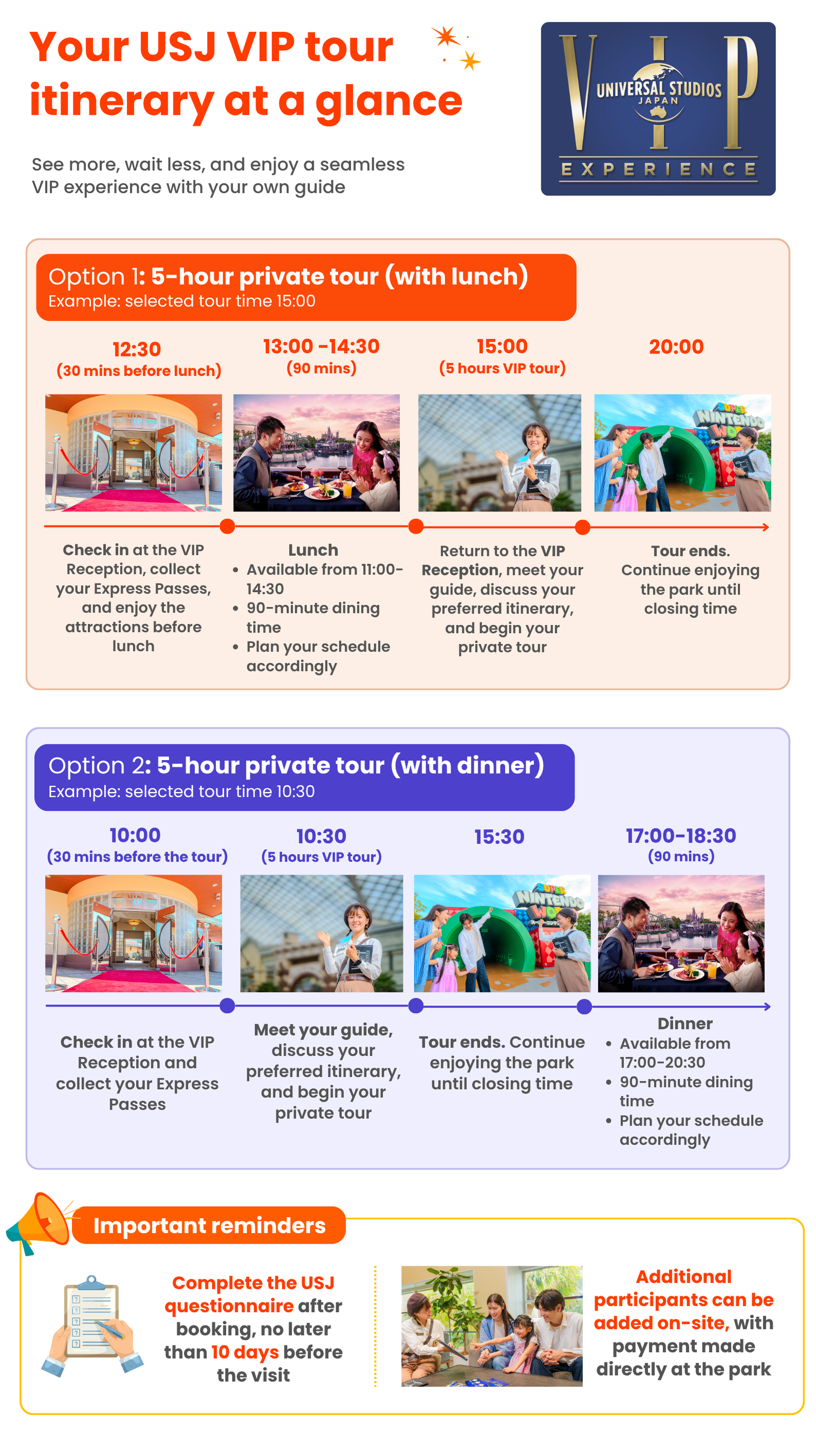 5-hour tour with meal