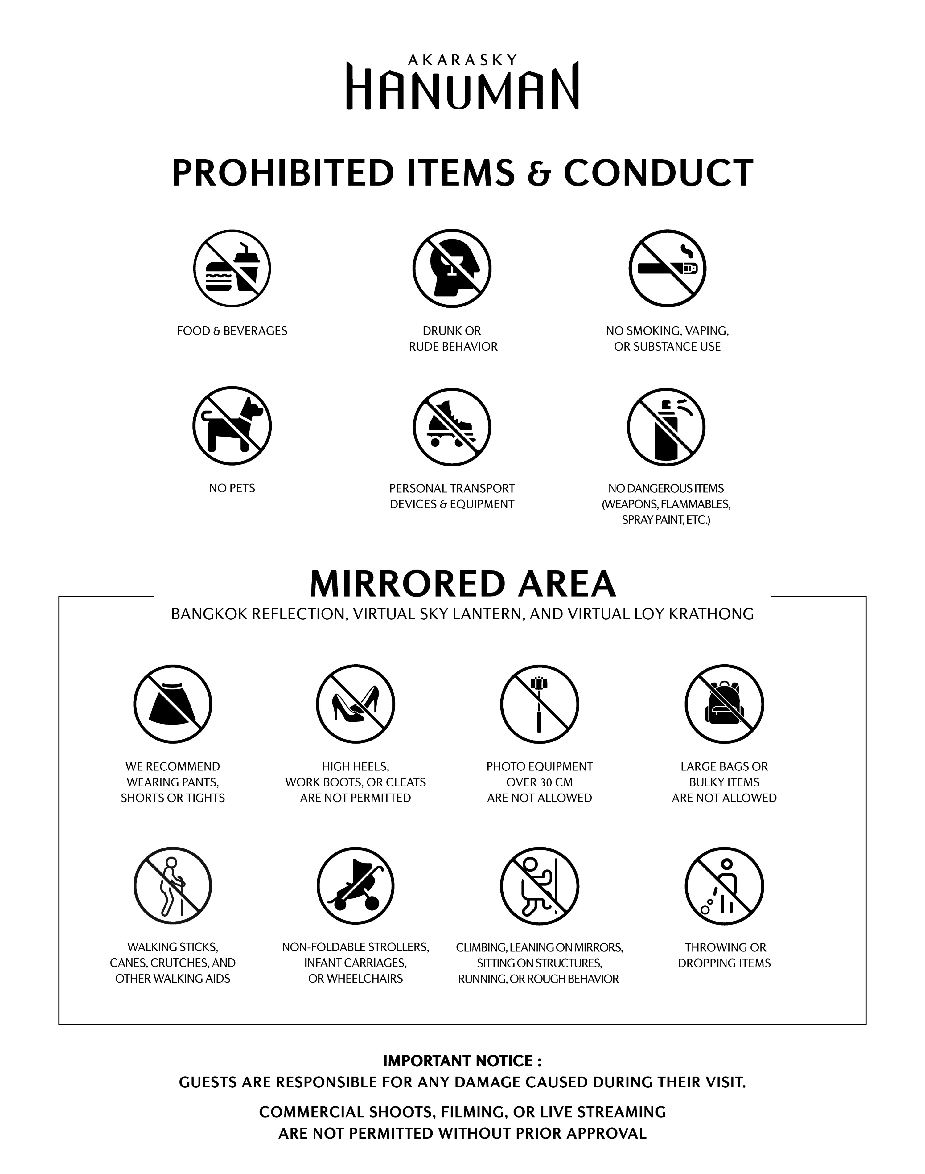 HANUMAN_VISITOR GUIDELINES