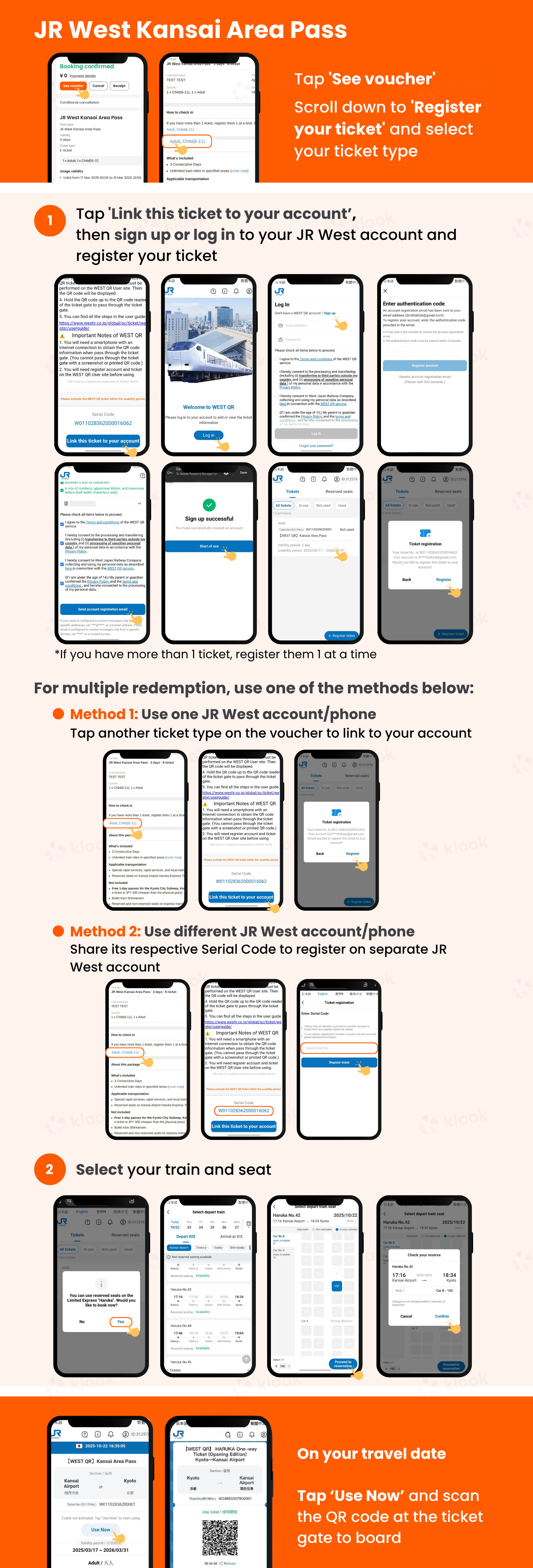 JR West Kansai Area Pass 3-days