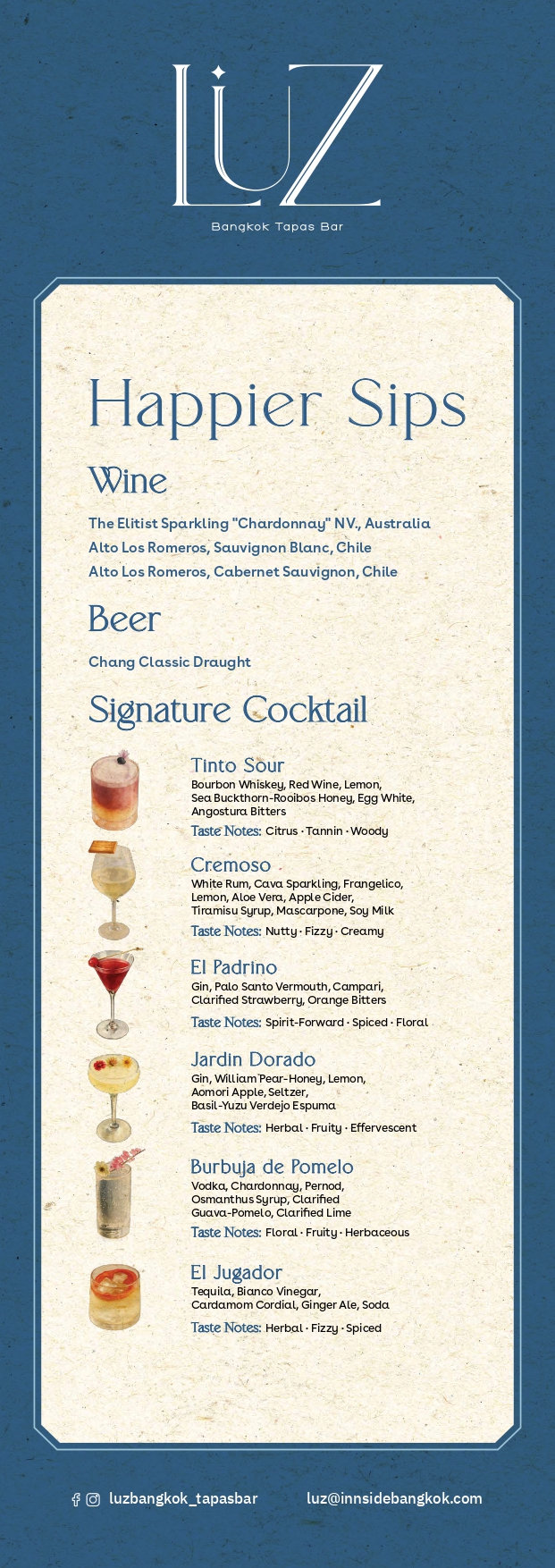 Drink Menu