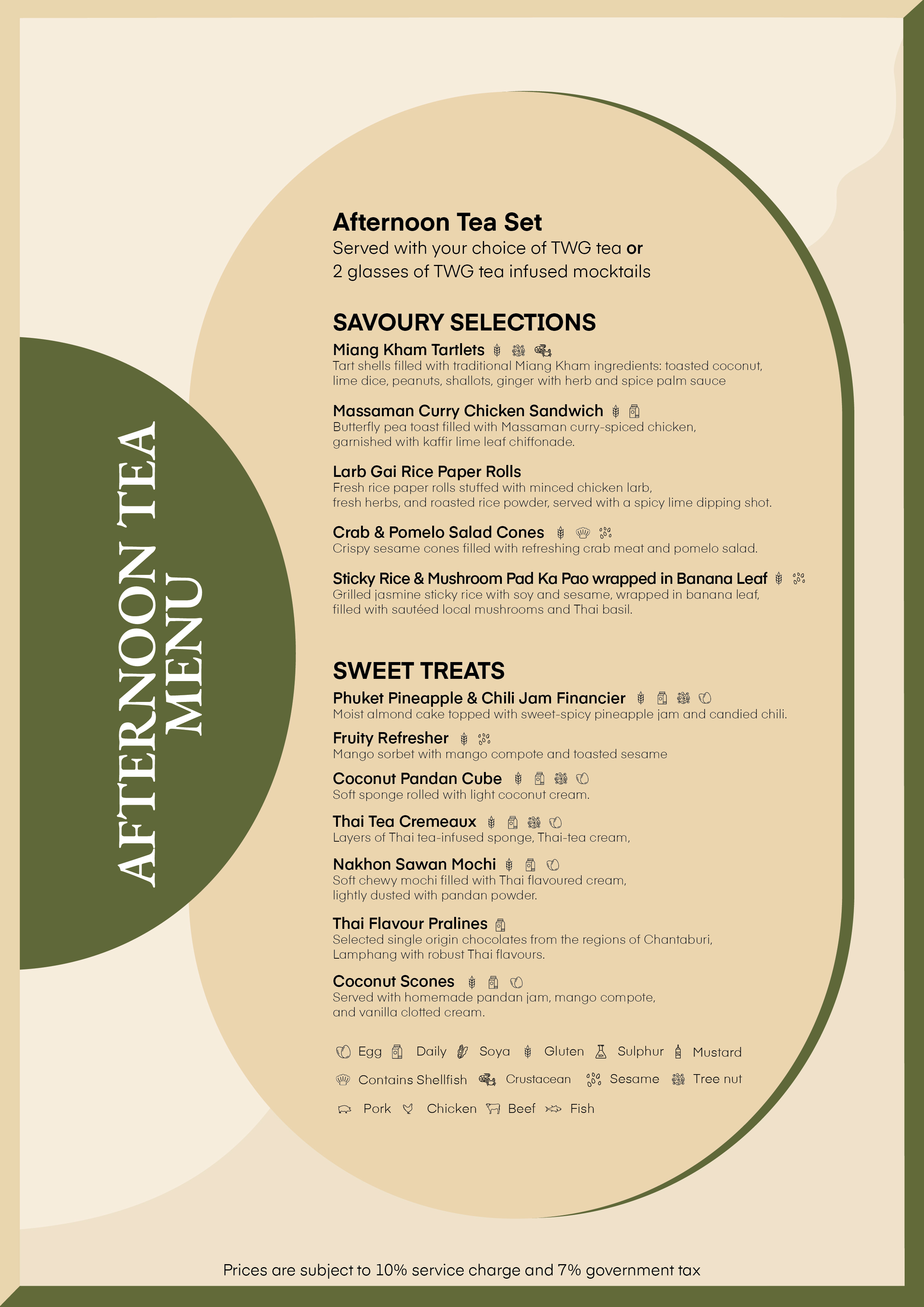 Afternoon Tea Menu