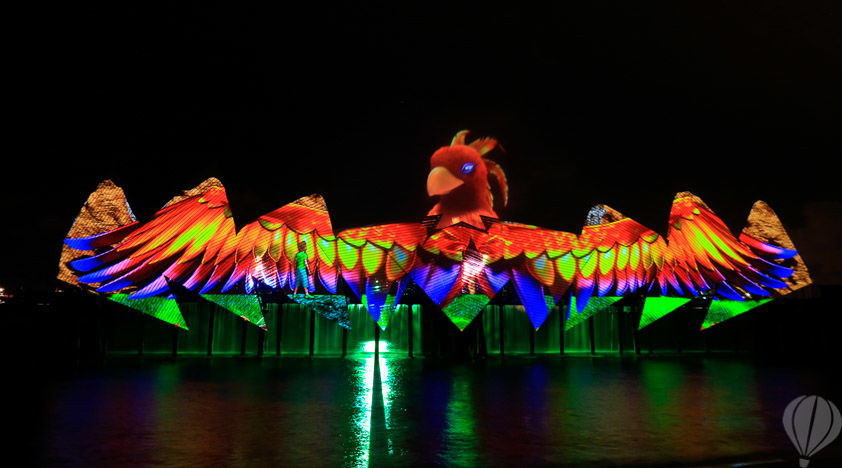 新加坡時光之翼燈光水舞秀門票