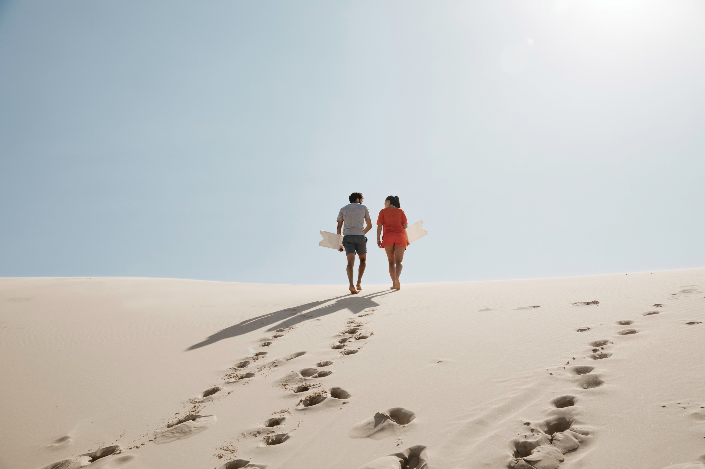 Sandboarding in paradise 
Photo Credit: Destination NSW