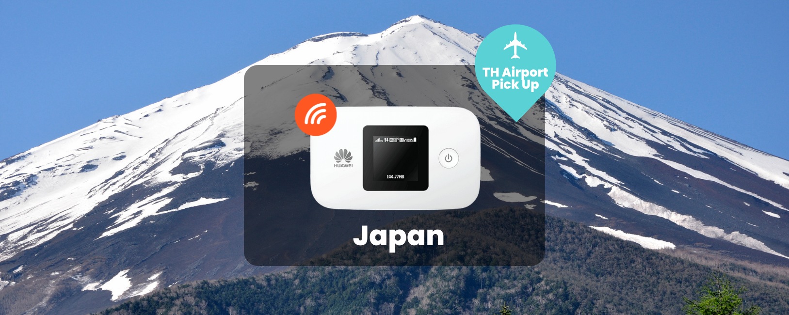 【特價】日本無限流量 WiFi 分享器（素萬那普機場／廊曼機場領取）