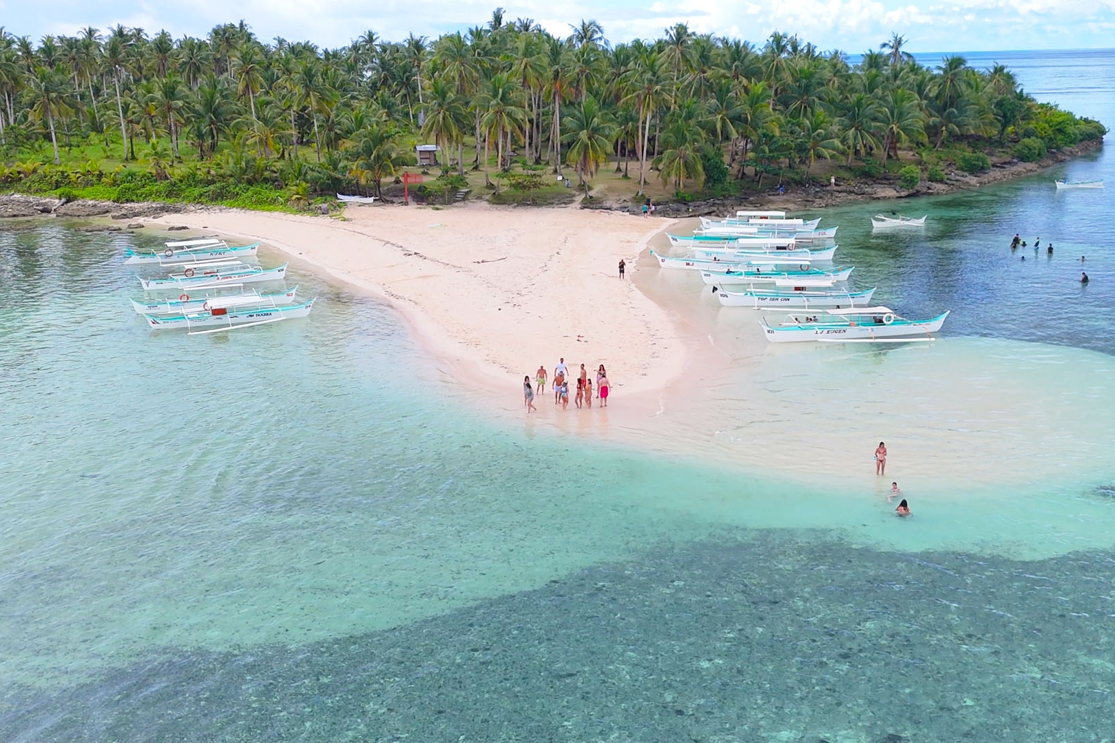 Private Sugba Lagoon with Kawhagan and Pamomoan Island in Siargao