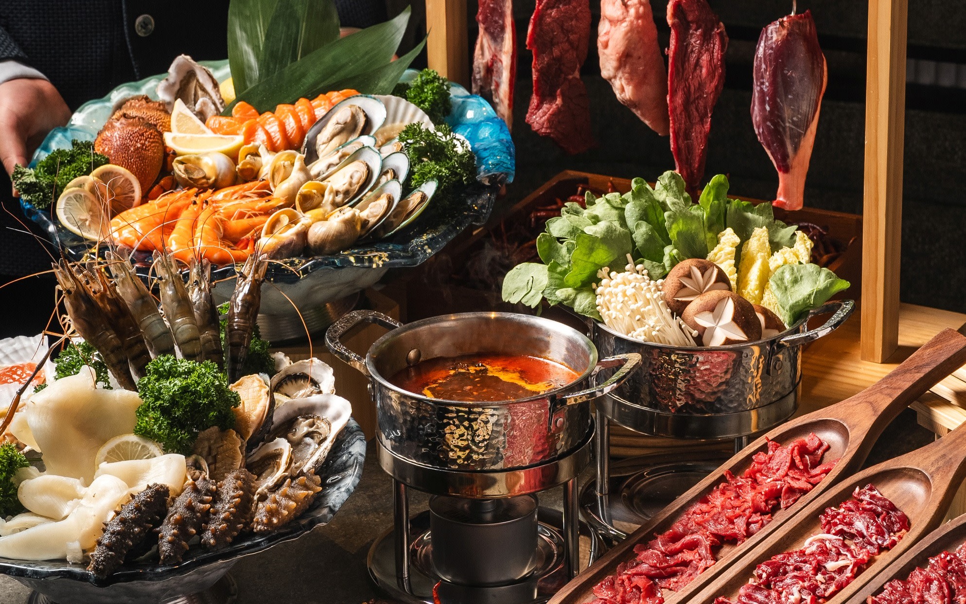 深センのグルメチェックイン | クリスマス前の鮮艳オールデイブッフェレストラン攻略