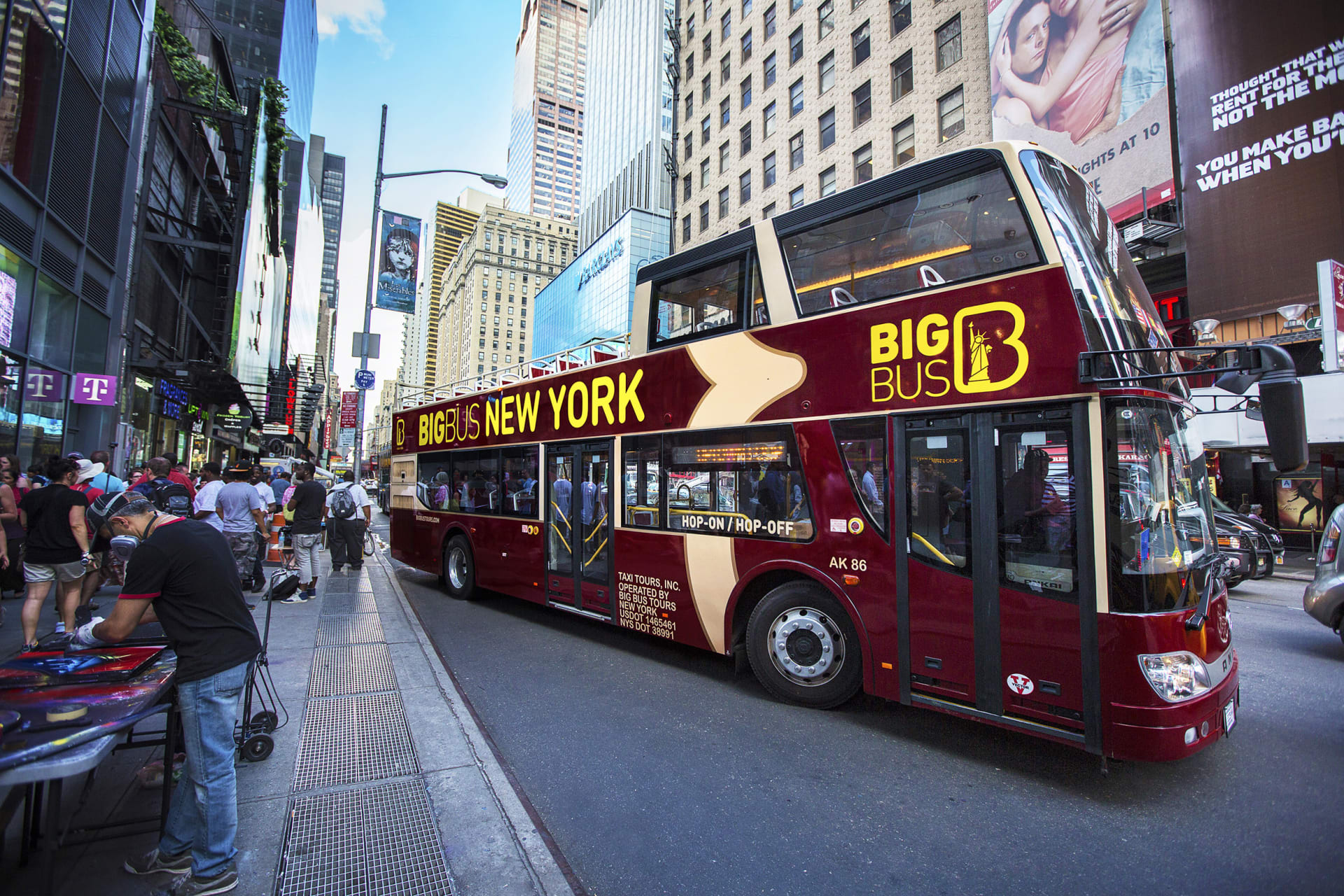 New York Big Bus Hop-On Hop-Off Tours (Open-Top)