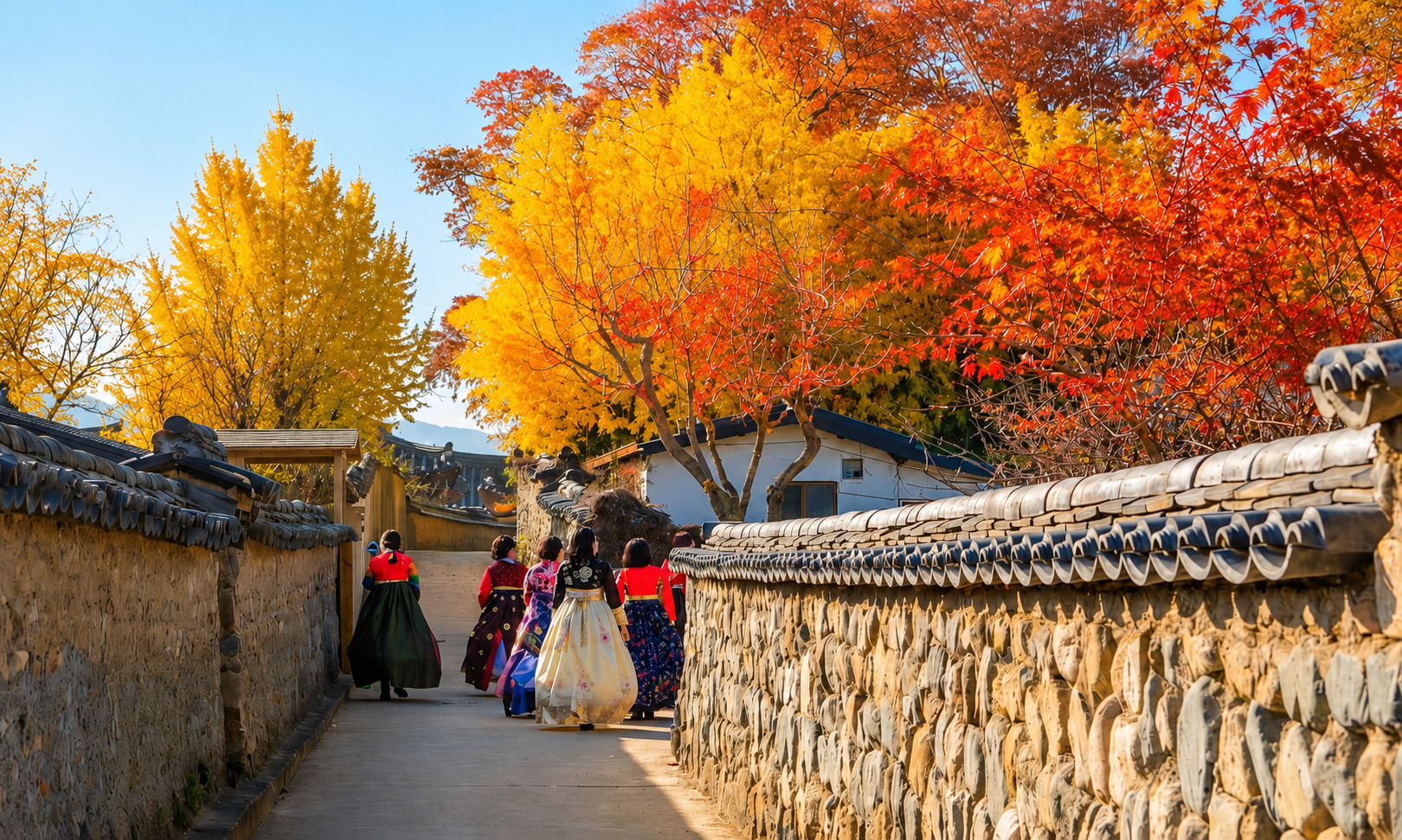 行程：阿霍山森林 - 佛國寺 - 校村傳統村落 - 崔氏古宅 - 慶州大陵苑 - 皇理團路 - 慶州國立博物館 - 東宮與月池（可選） - 月精橋