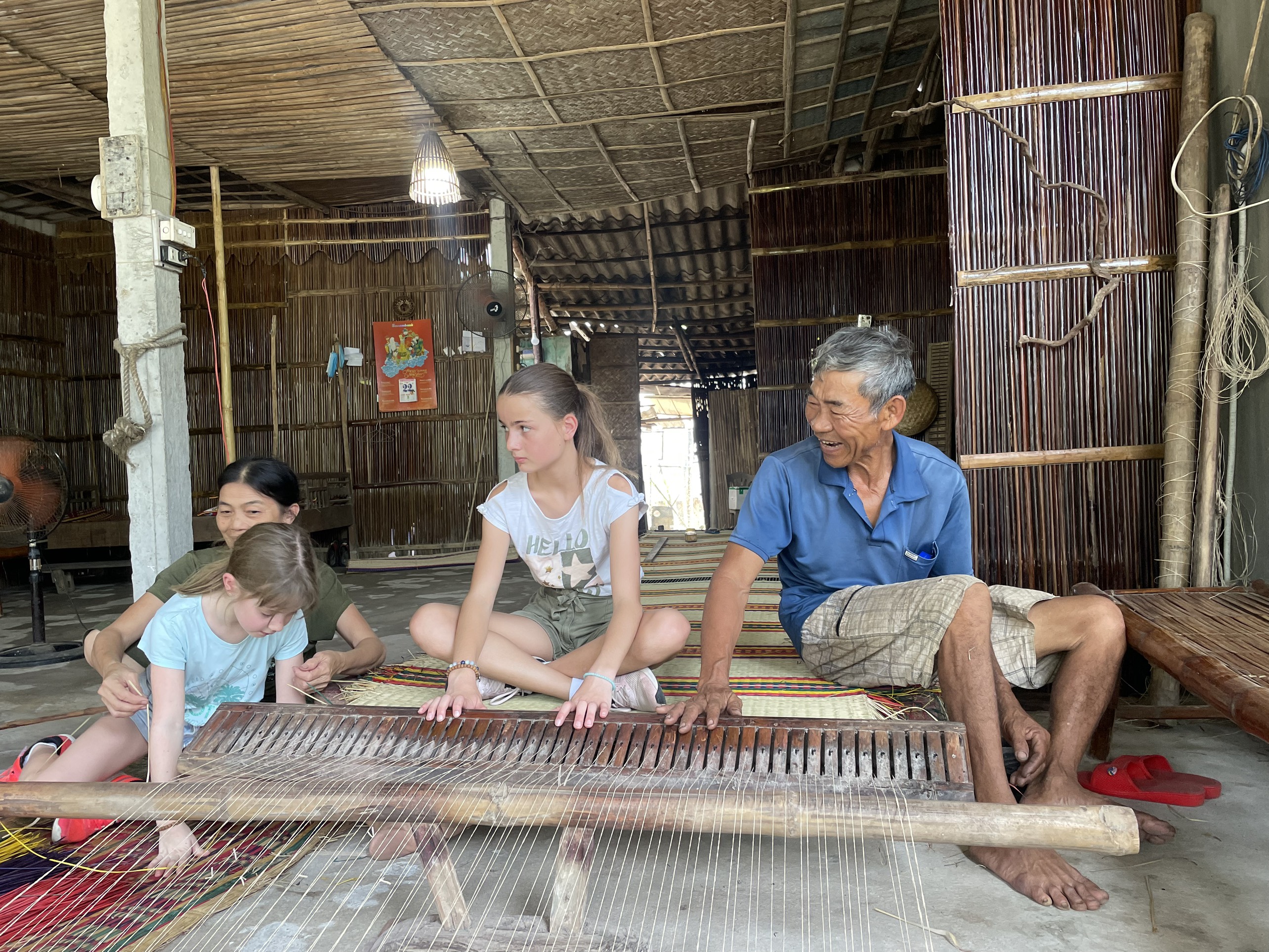 straw mat weaving