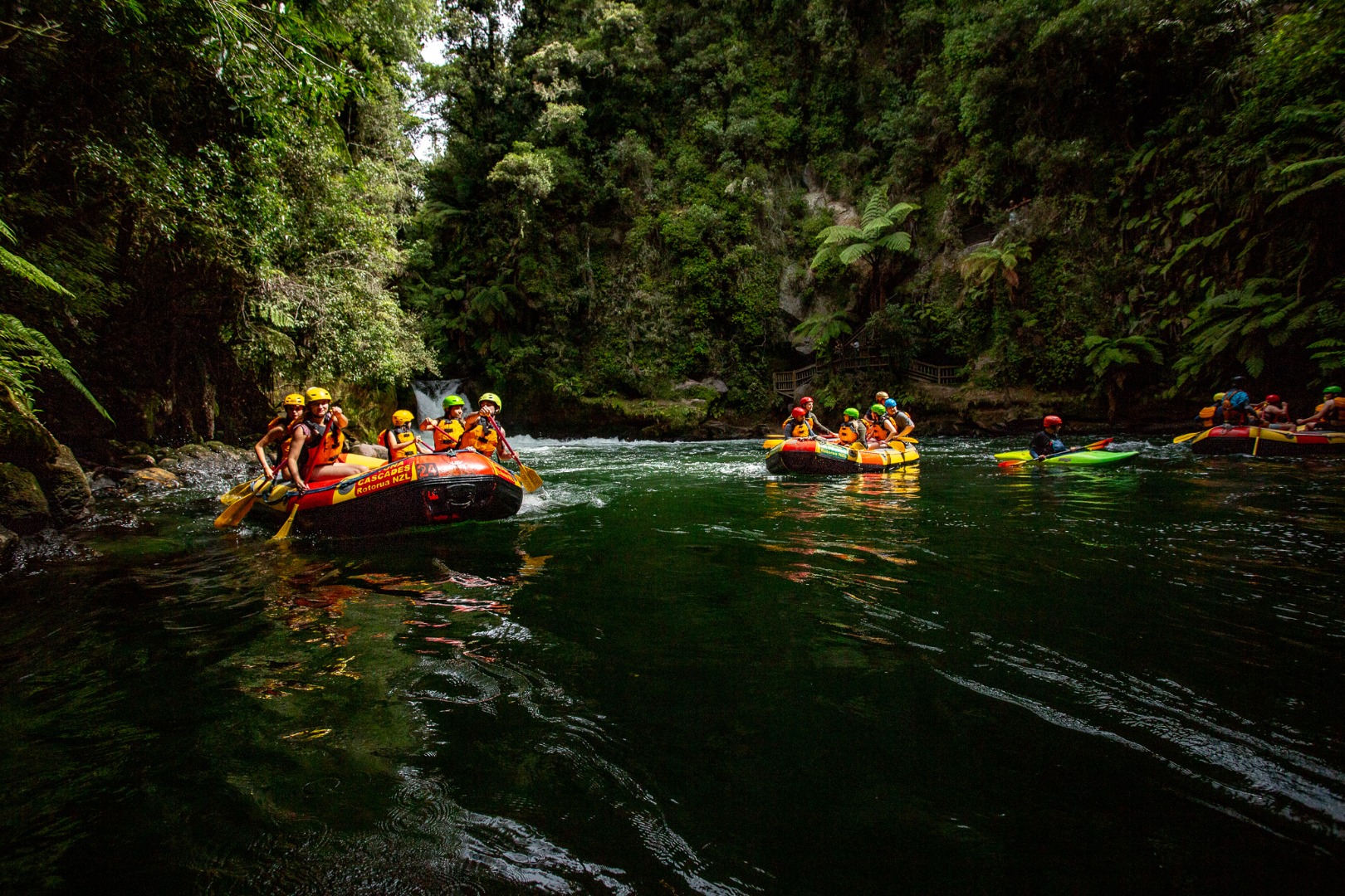 White Water Rafting on the Kaituna River	