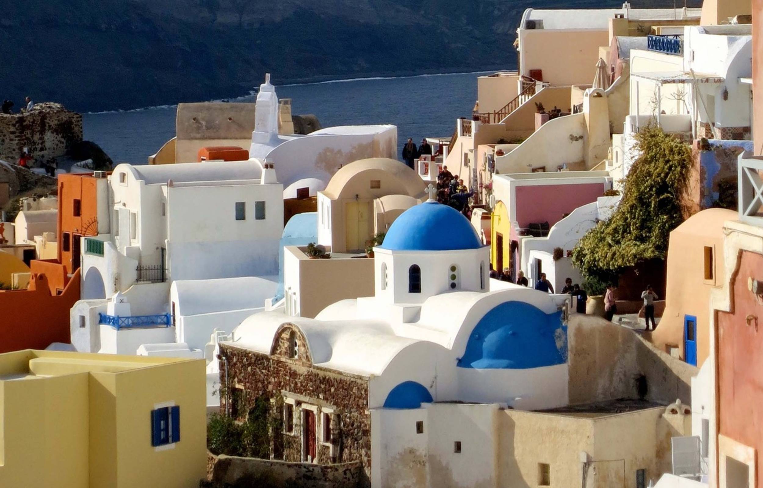 伊亞 (Oia) 和費拉 (Fira) 聖托里尼島 (Santorini) 全日遊（赫拉克利翁 (Heraklion) 或阿約斯尼古拉奧斯 (Ag Nikolaos) 出發）