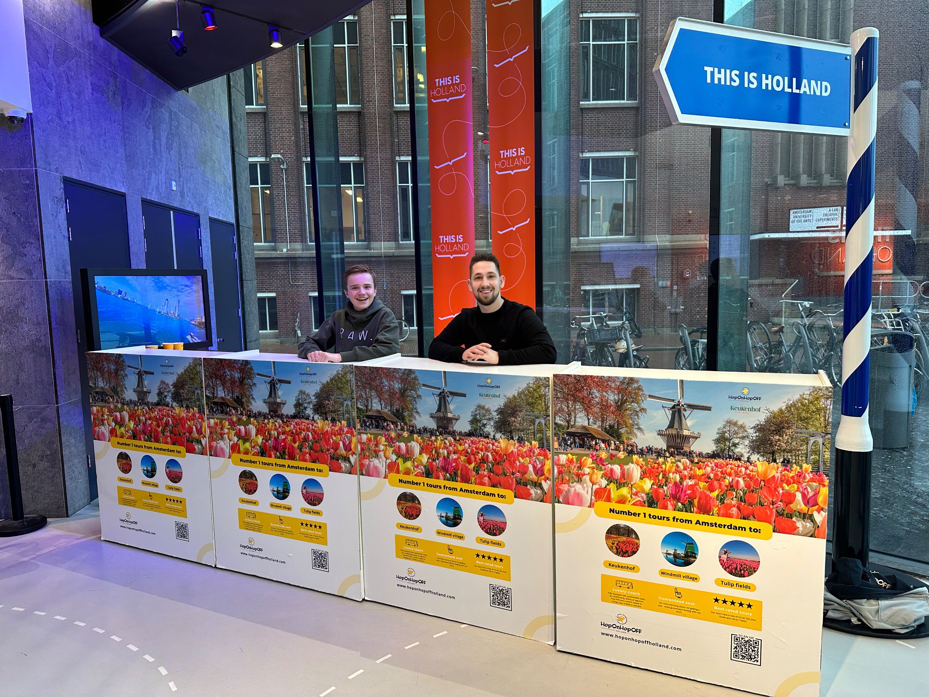 check in counter of This is Holland