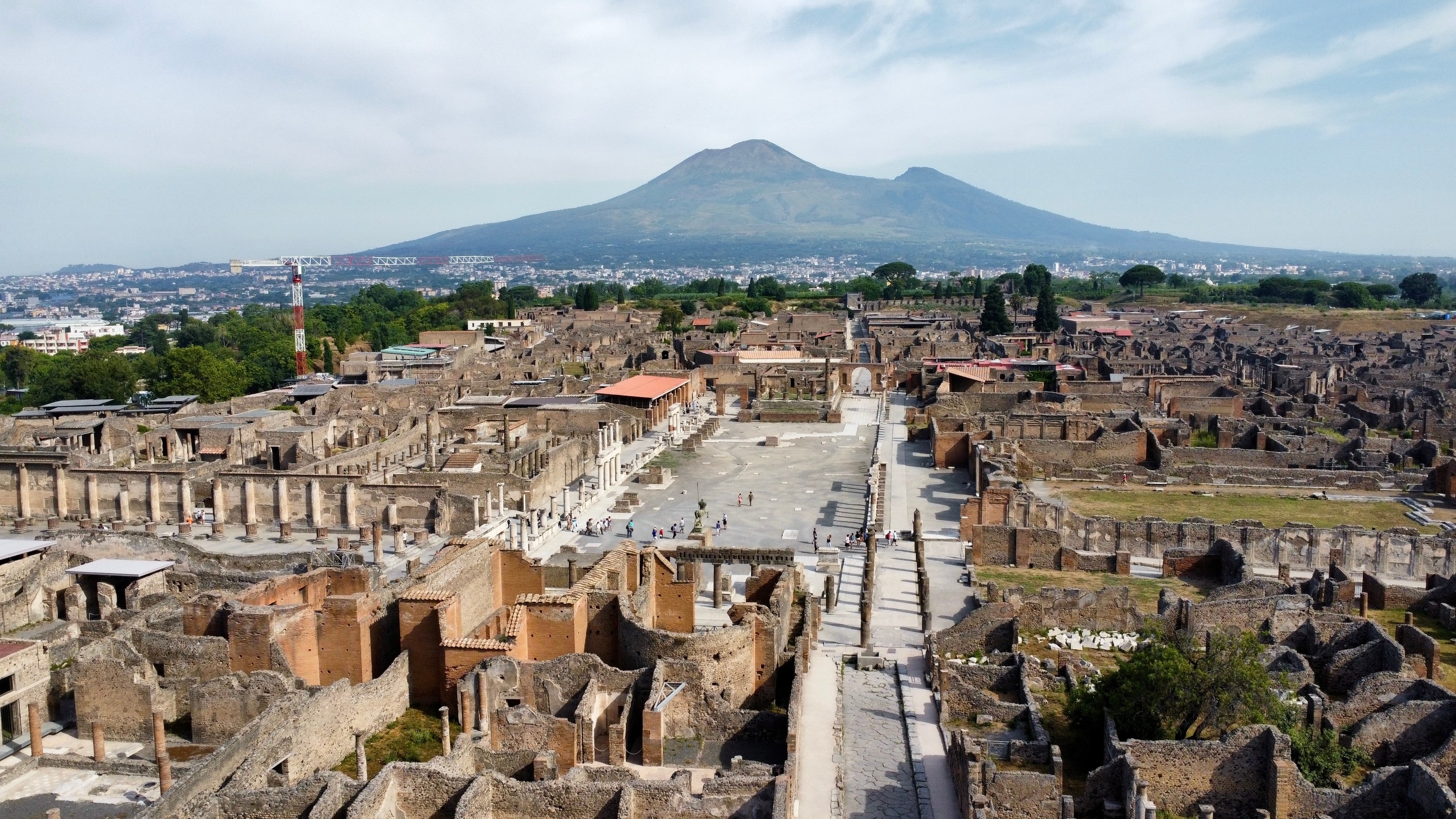 Tour costiero di un'intera giornata a Pompei e Sorrento