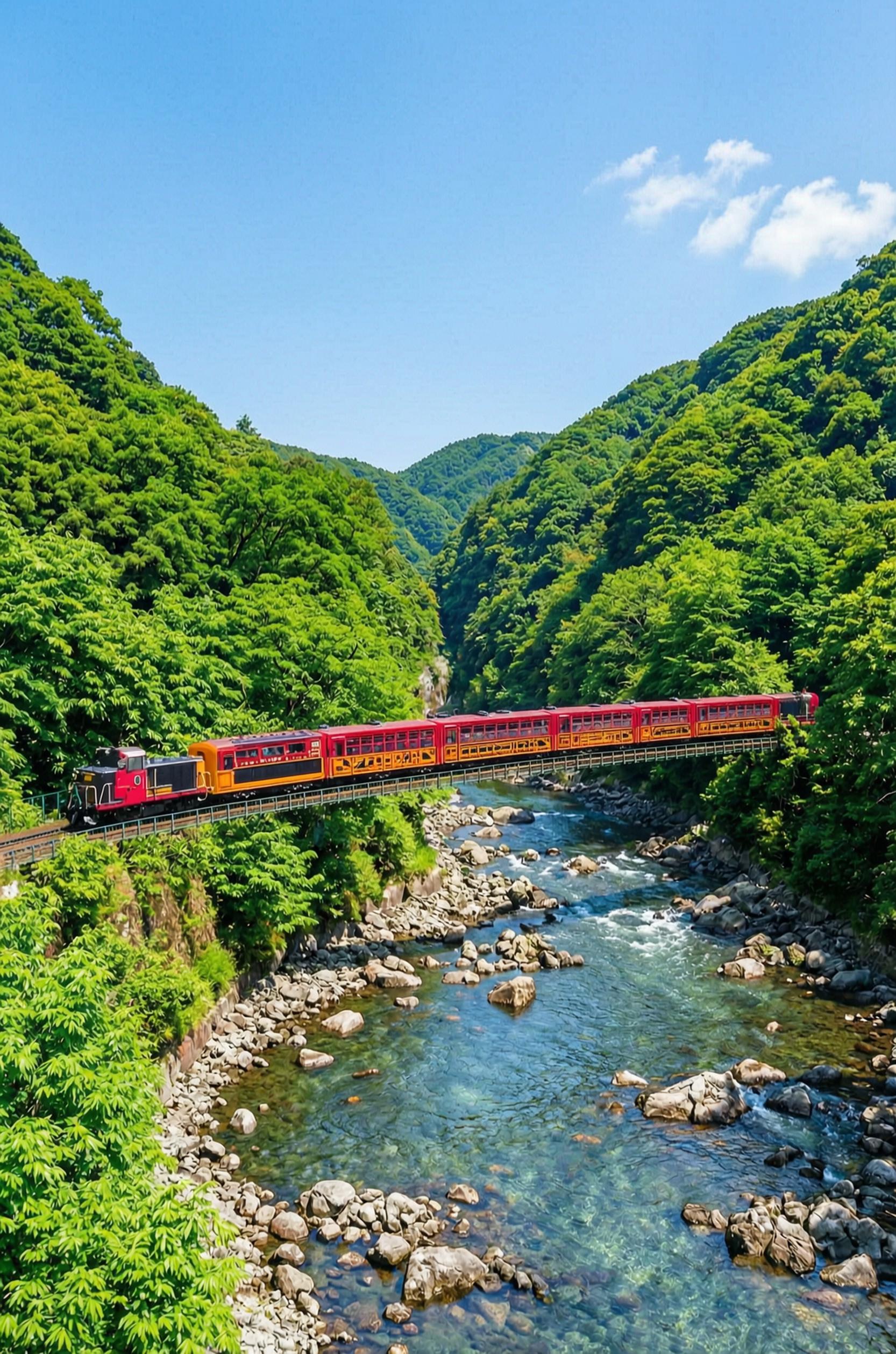 【Kyoto & Nara Historical and Cultural Scenic Day Tour】Arashiyama Scenic Railway & Fushimi Inari-taisha Shrine Senbon Torii & Nara Park & Togetsukyo Bridge & Bamboo Grove Path & Kimono Forest (Departing from Osaka or Kyoto)