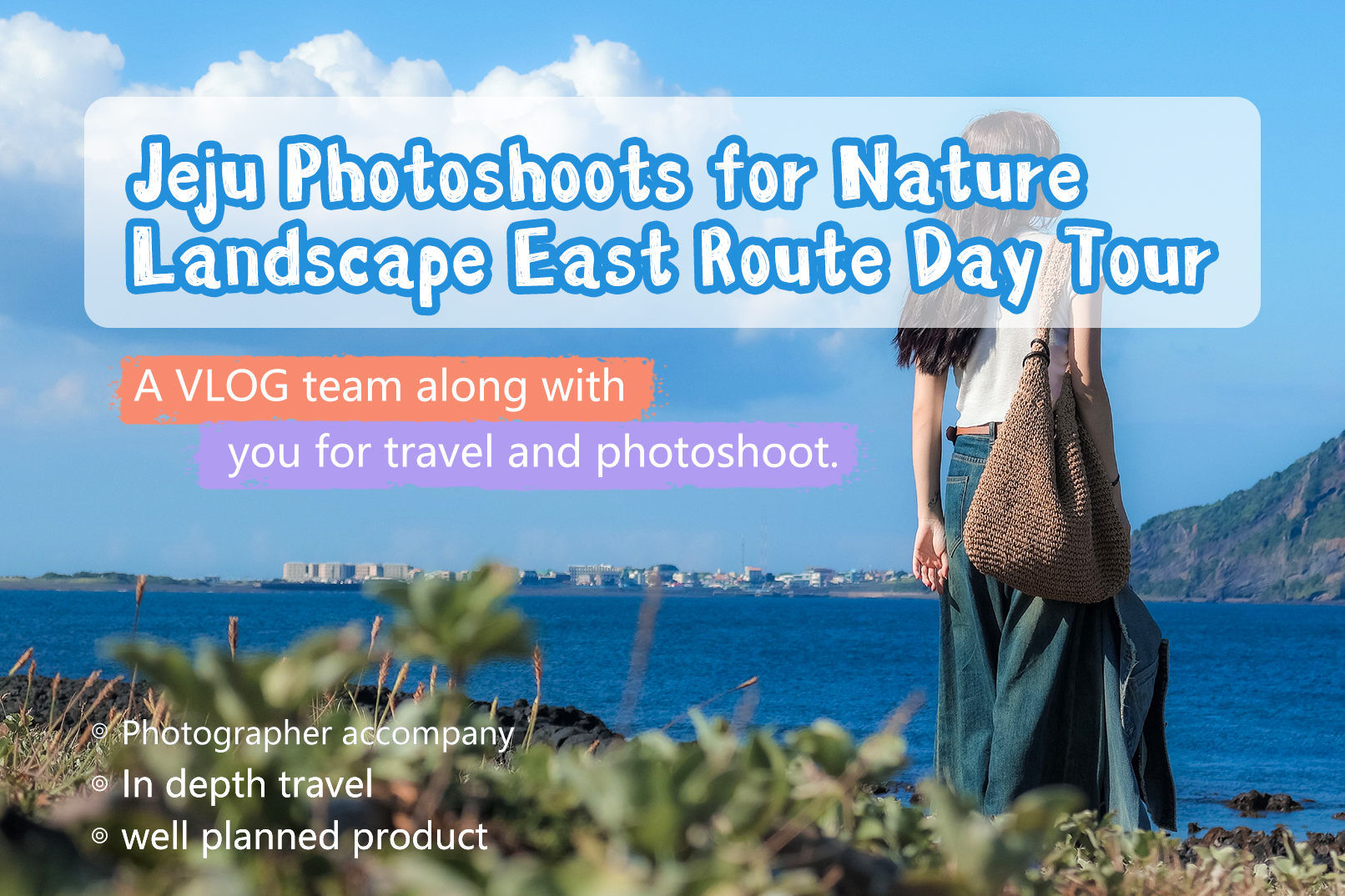 Jeju Photoshoots for Nature Landscape East Route Day Tour