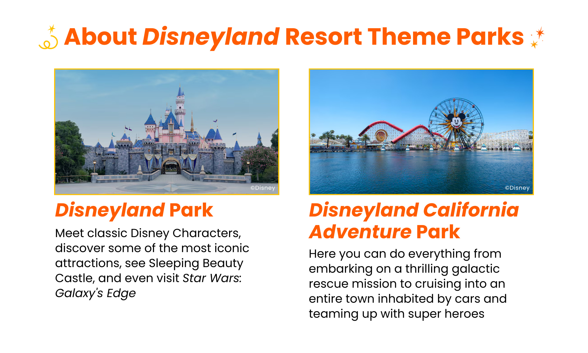 Disneyland Resort in California Theme Park Tickets
