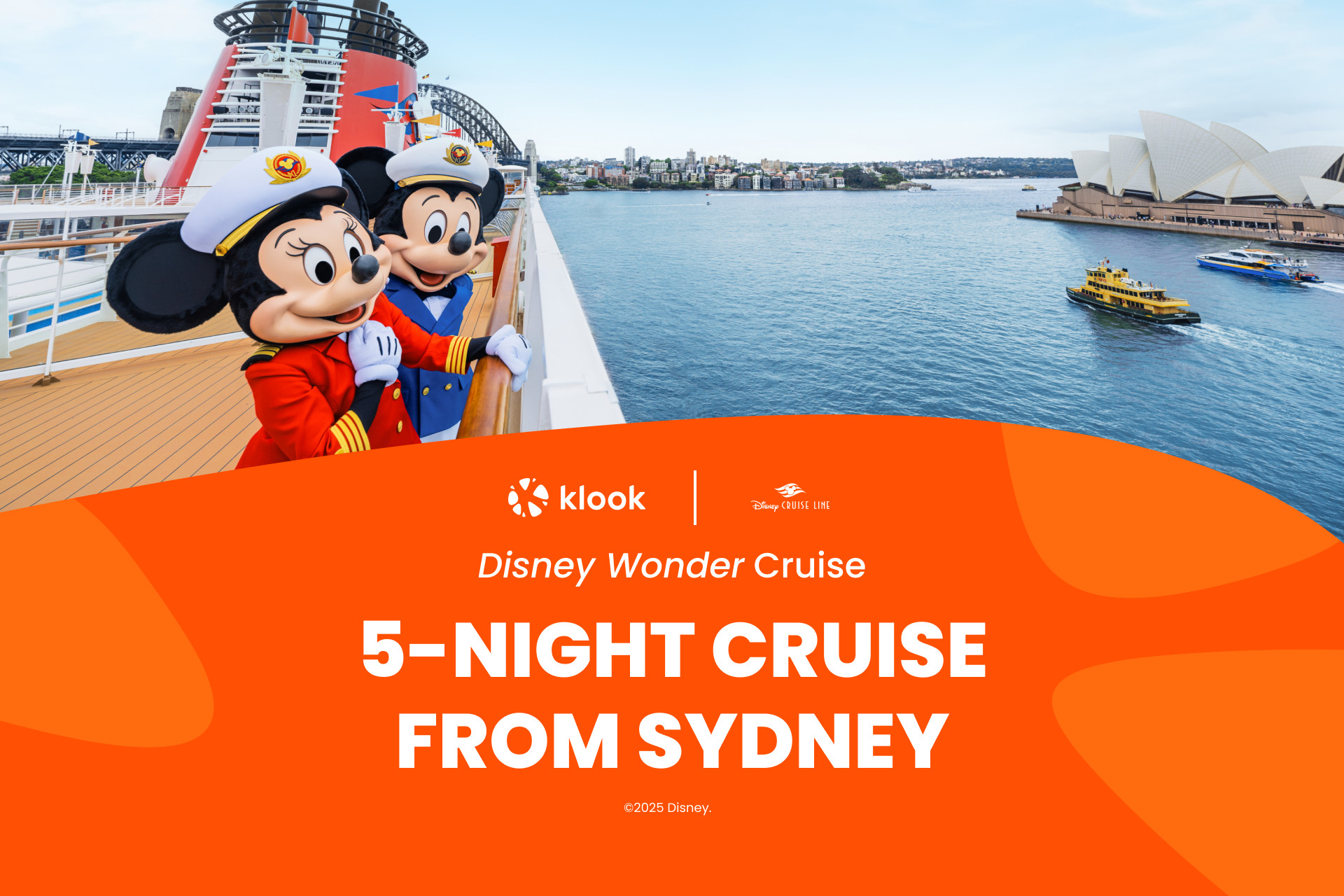 5-Night Cruise from Sydney on Disney Wonder