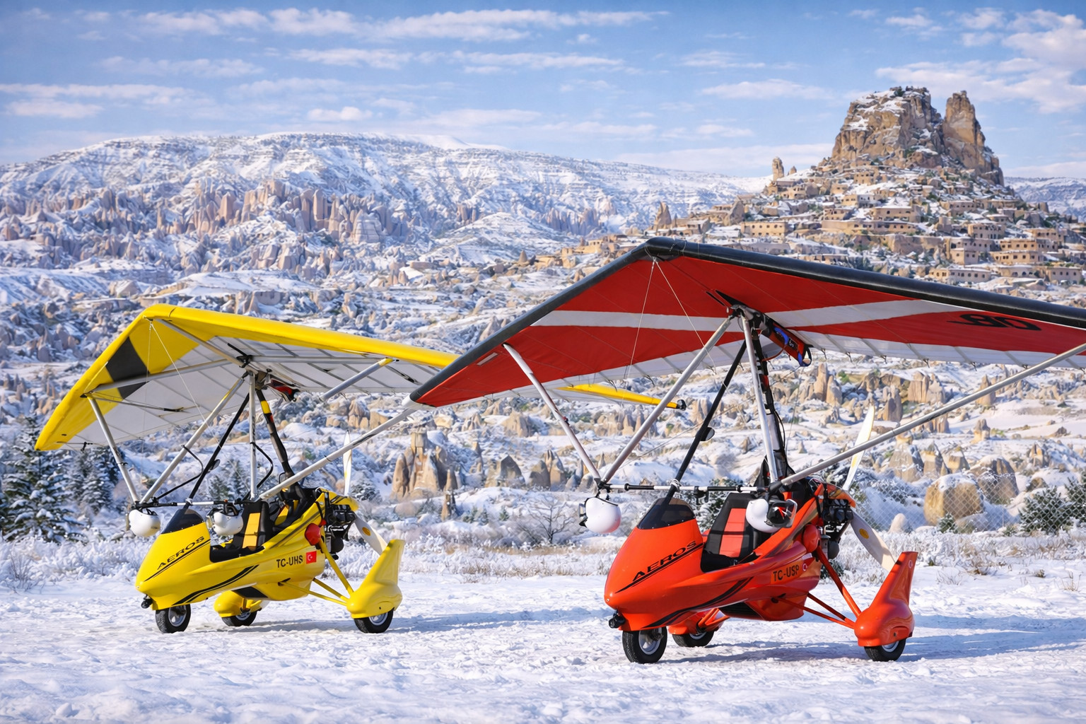 Unique Microlight Flight Experience in Cappadocia