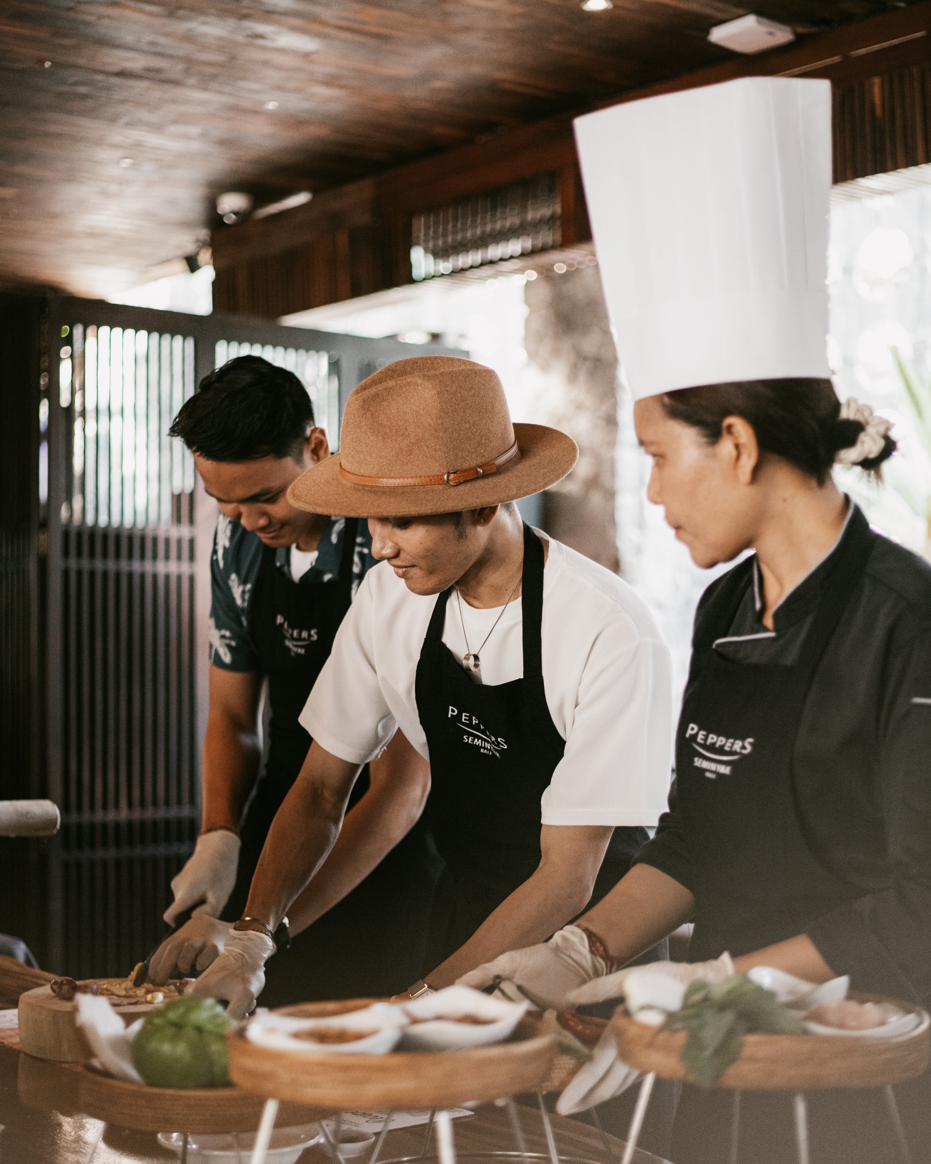 Peppers Seminyak 的巷道烹飪班