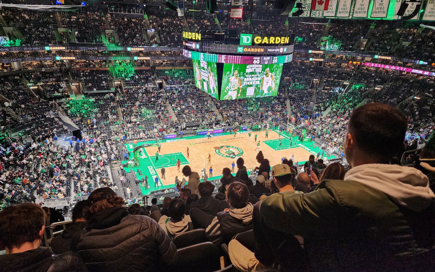 Boston Celtics Basketball Game at TD Garden