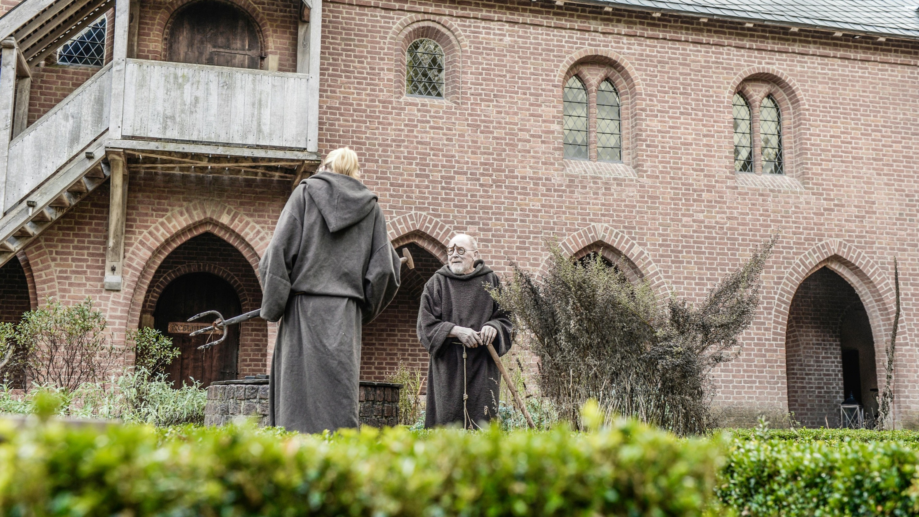 Wander through recreated historical settings and encounter figures from different eras