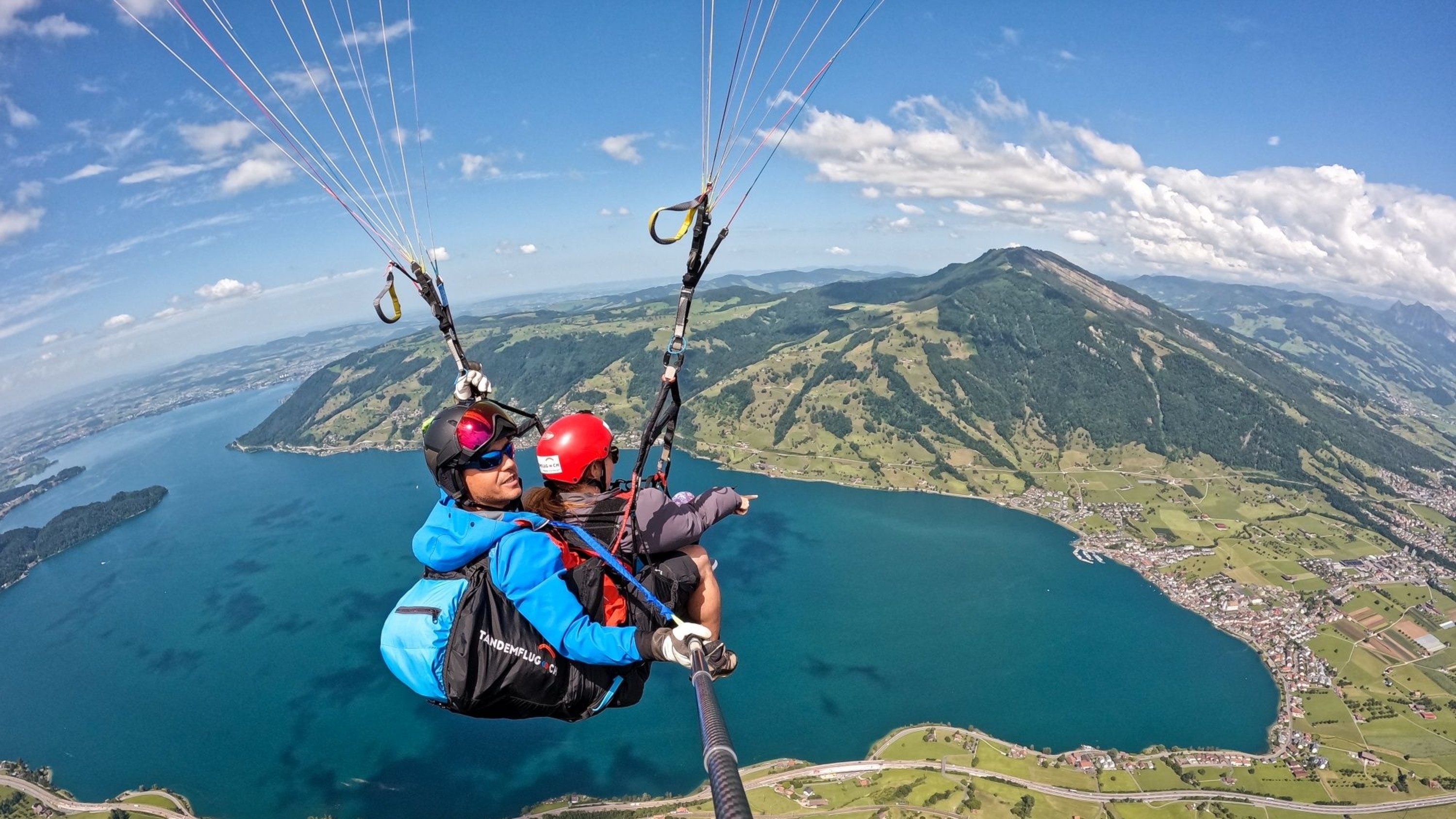 Paragliding Experience above Mt. Rigi from Arth-Goldau
