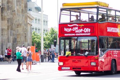 Berlin Red Buses Hop On Hop Off Sightseeing Bus