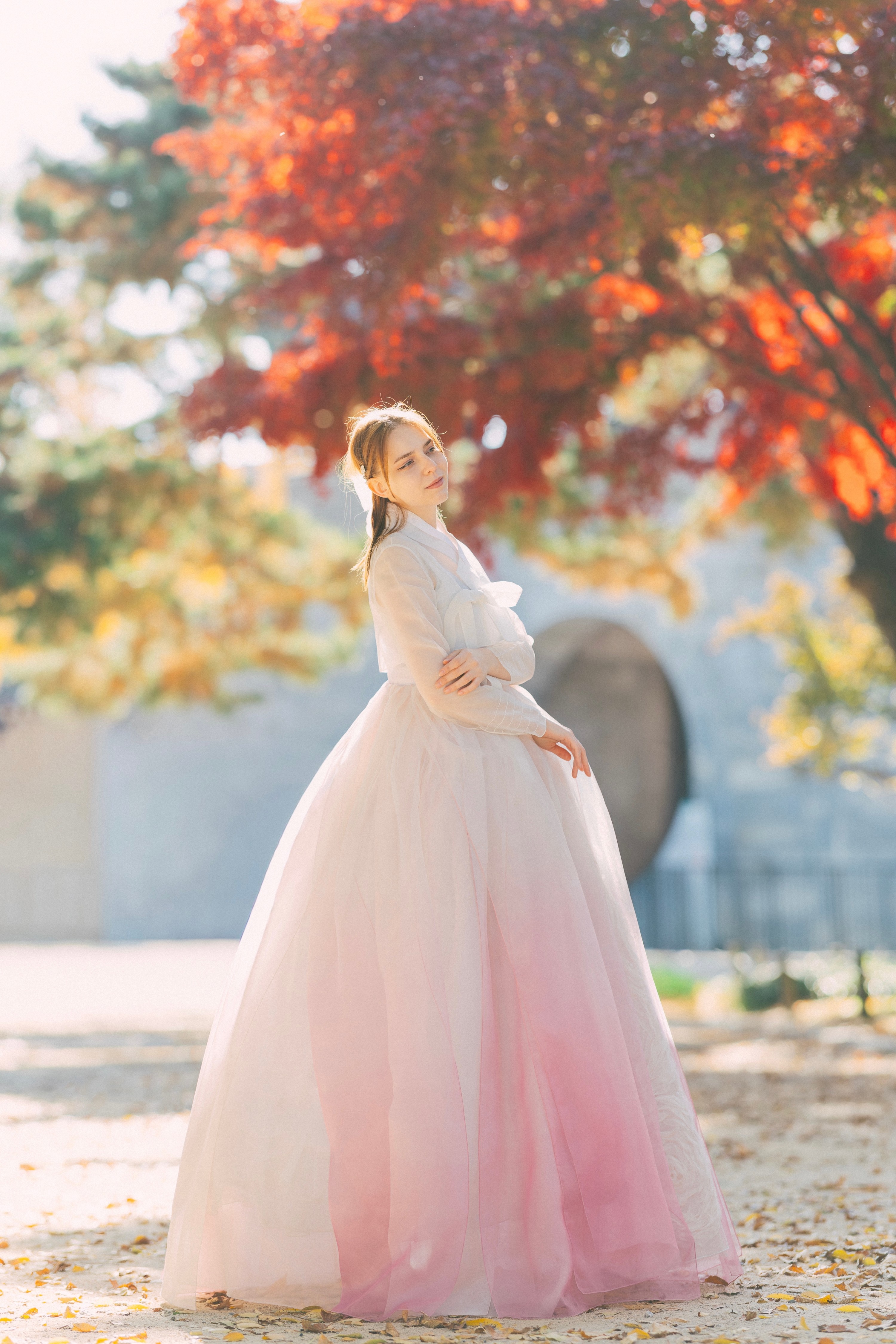 Hanbok Rental with Hair Styling at Jinhanbok Gyeongbokgung
