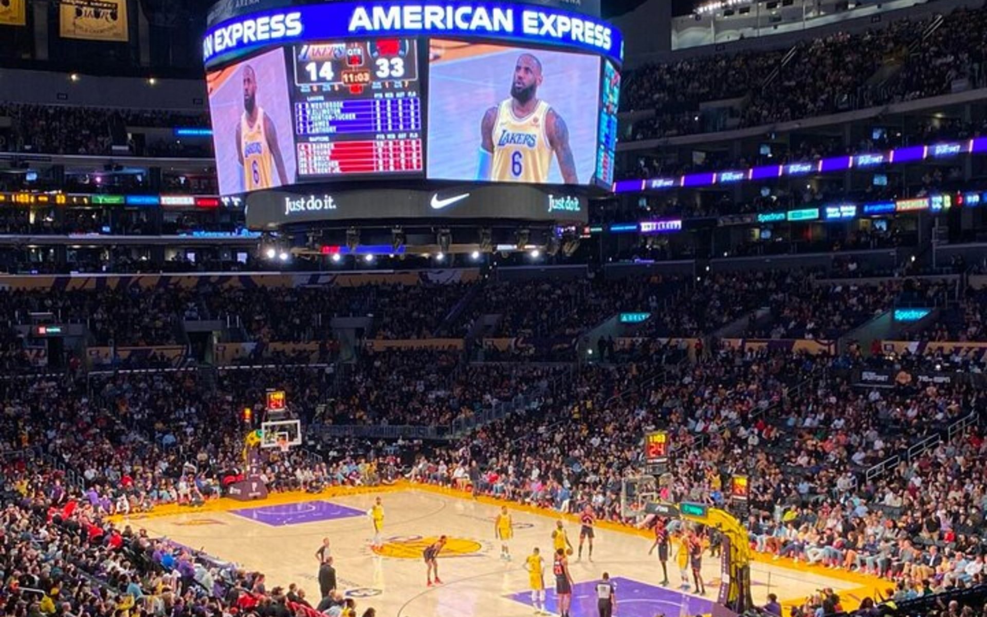 Los Angeles Lakers Basketball Game Ticket at Crypto.com Arena