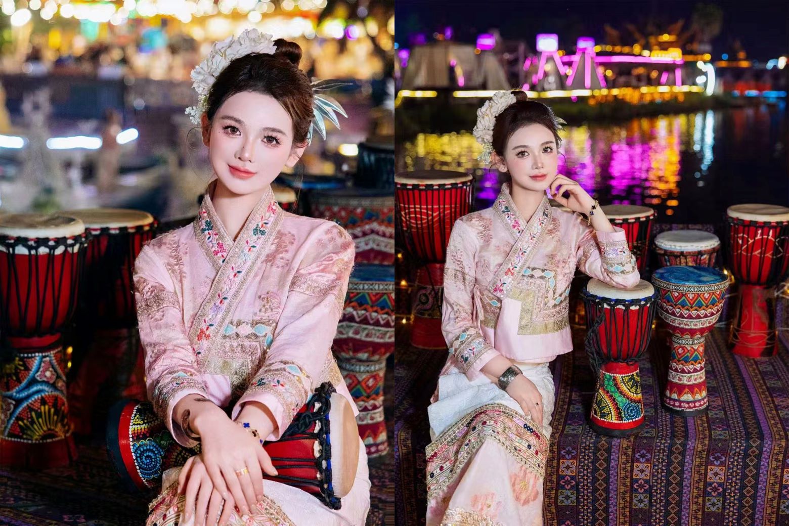 照片兼具顏值與內涵,不僅捕捉了你的狀態,更融入了傣泰文化的獨特韻味,孔雀羽毛紋樣、瀾滄江流水元素都藏在細節裡 照片兼具顏值與內涵,不僅捕捉了你的狀態,更融入了傣泰文化的獨特韻味,孔雀羽毛紋樣、瀾滄江流水元素都藏在細節裡