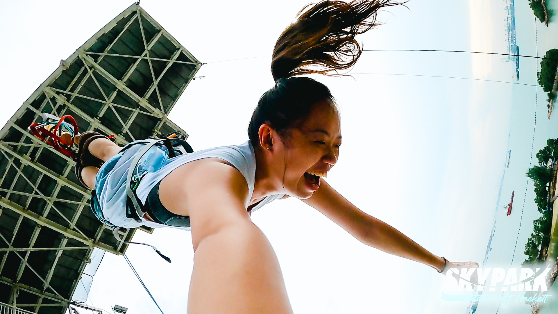 Bungy Jump & The New Tandem Bungy at Skypark Sentosa