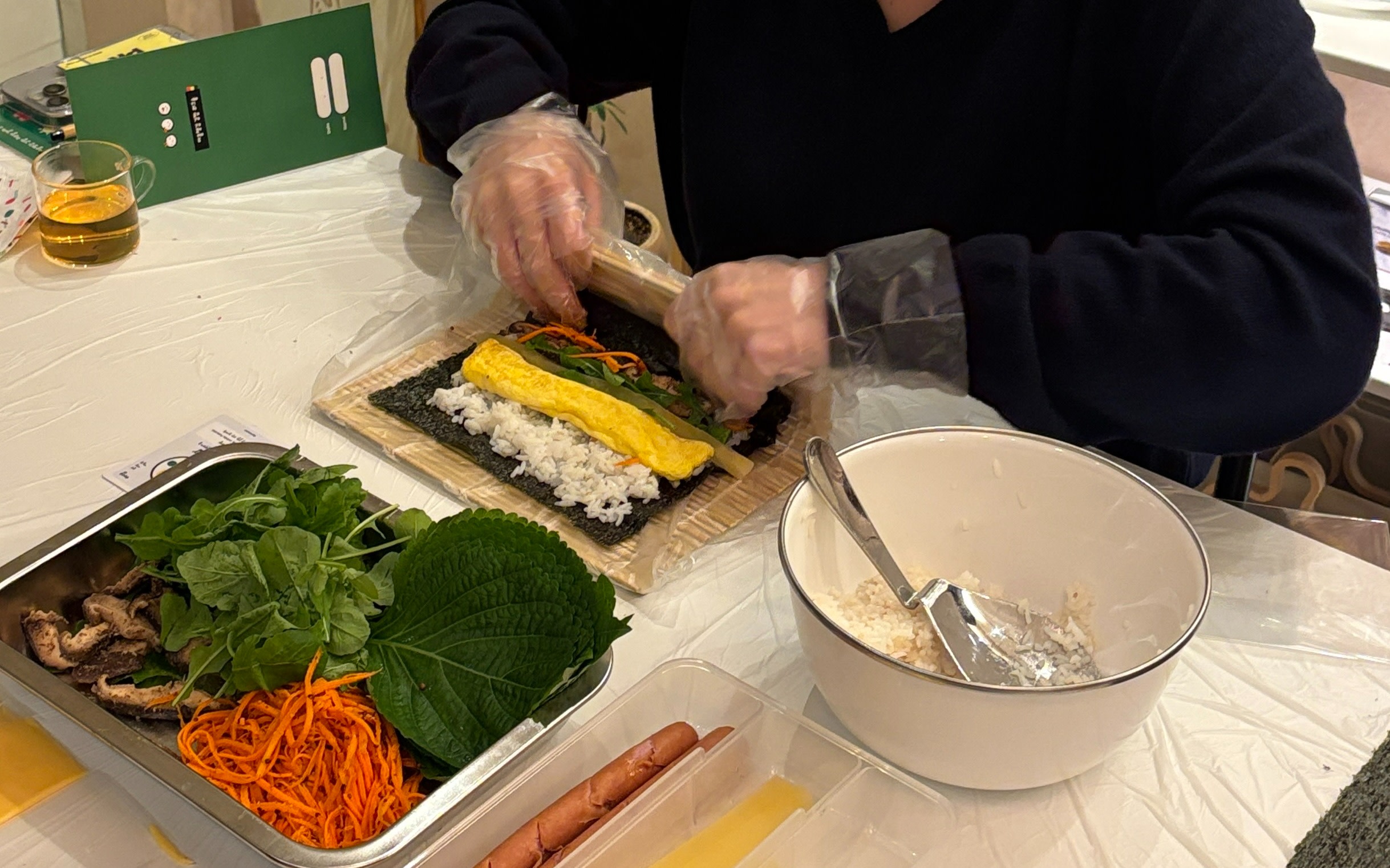 K-Kimbap Mindful Cooking Class & Ritual Experience