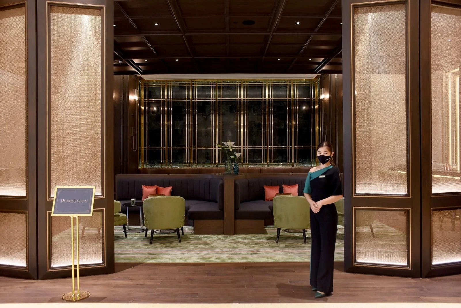 曼谷地標酒店的Rendezvous Lounge & Bar
