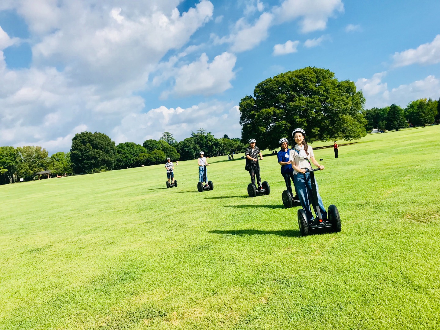 Segway Experience in Showa Kinen Park of Tokyo