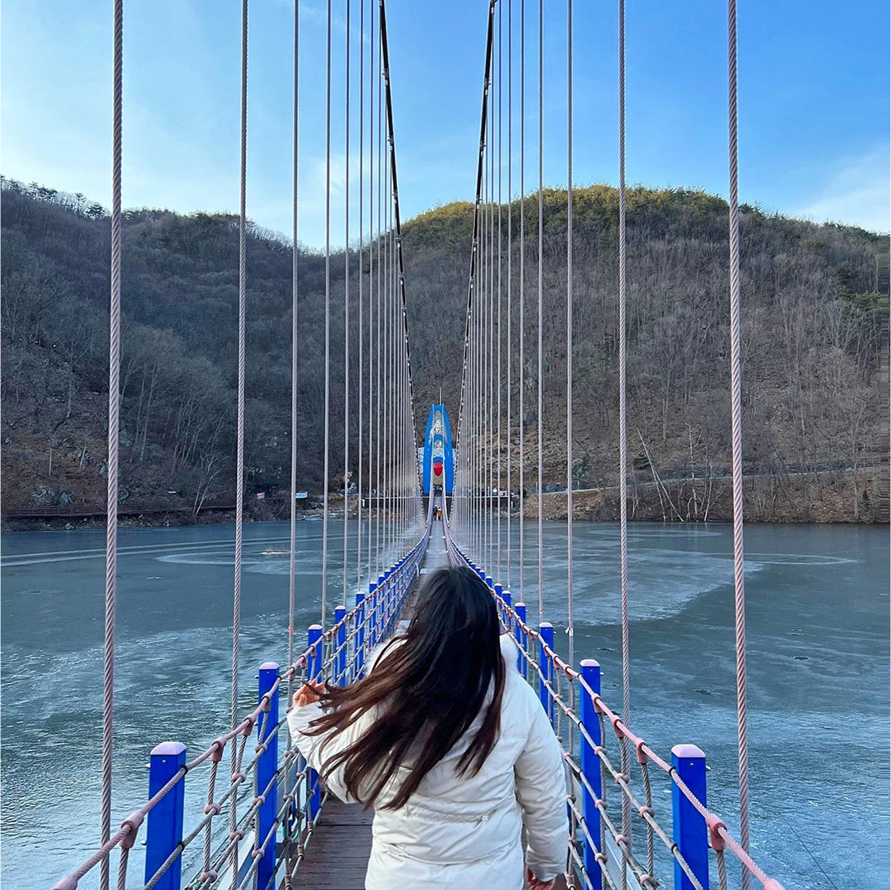 在陳昌河吊橋拍攝一張適合發Instagram的照片! 在陳昌河吊橋拍攝一張適合發Instagram的照片!