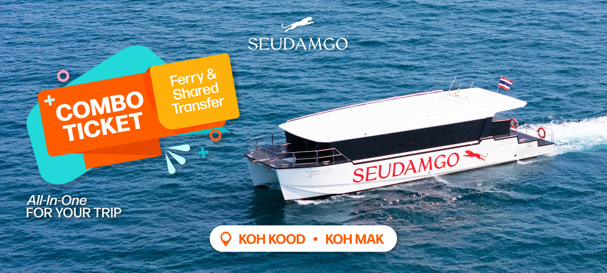 Ferry & Bus to Koh Kood and Koh Mak by Seudamgo