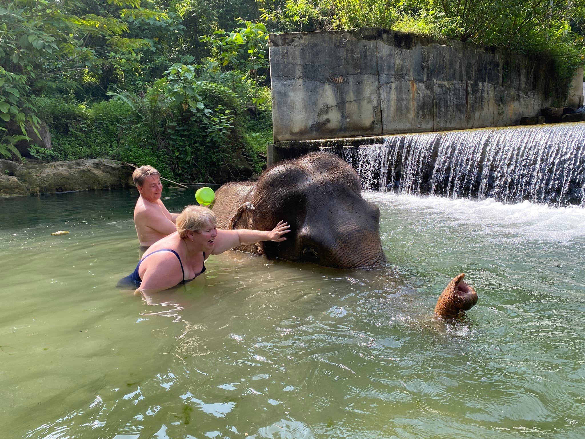 甲米大象保護區半日遊 & Huay To Waterfall游泳