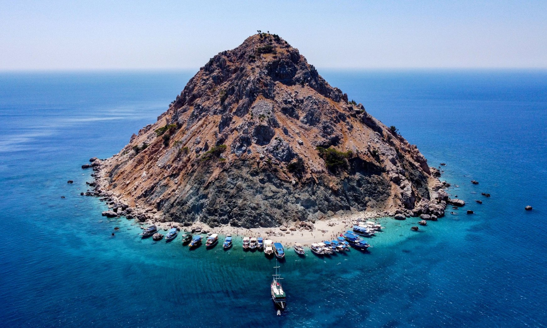 安塔利亞出發：蘇魯阿達島自然一日遊船之旅（含午餐）