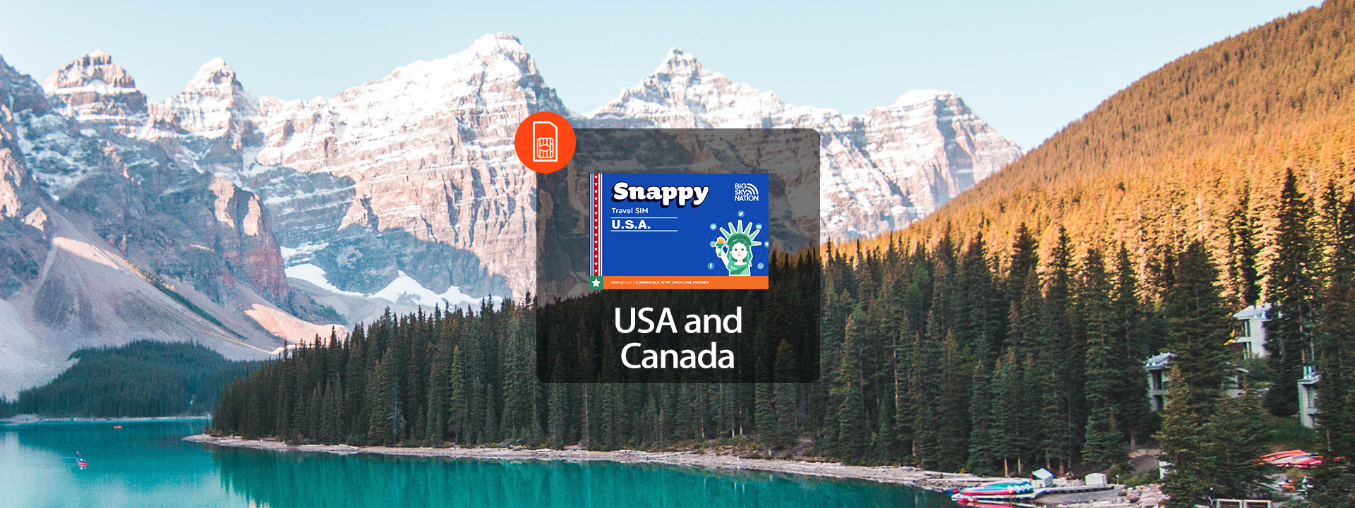 美國 & 加拿大4G LTE可自訂SIM卡（MNL送遞）