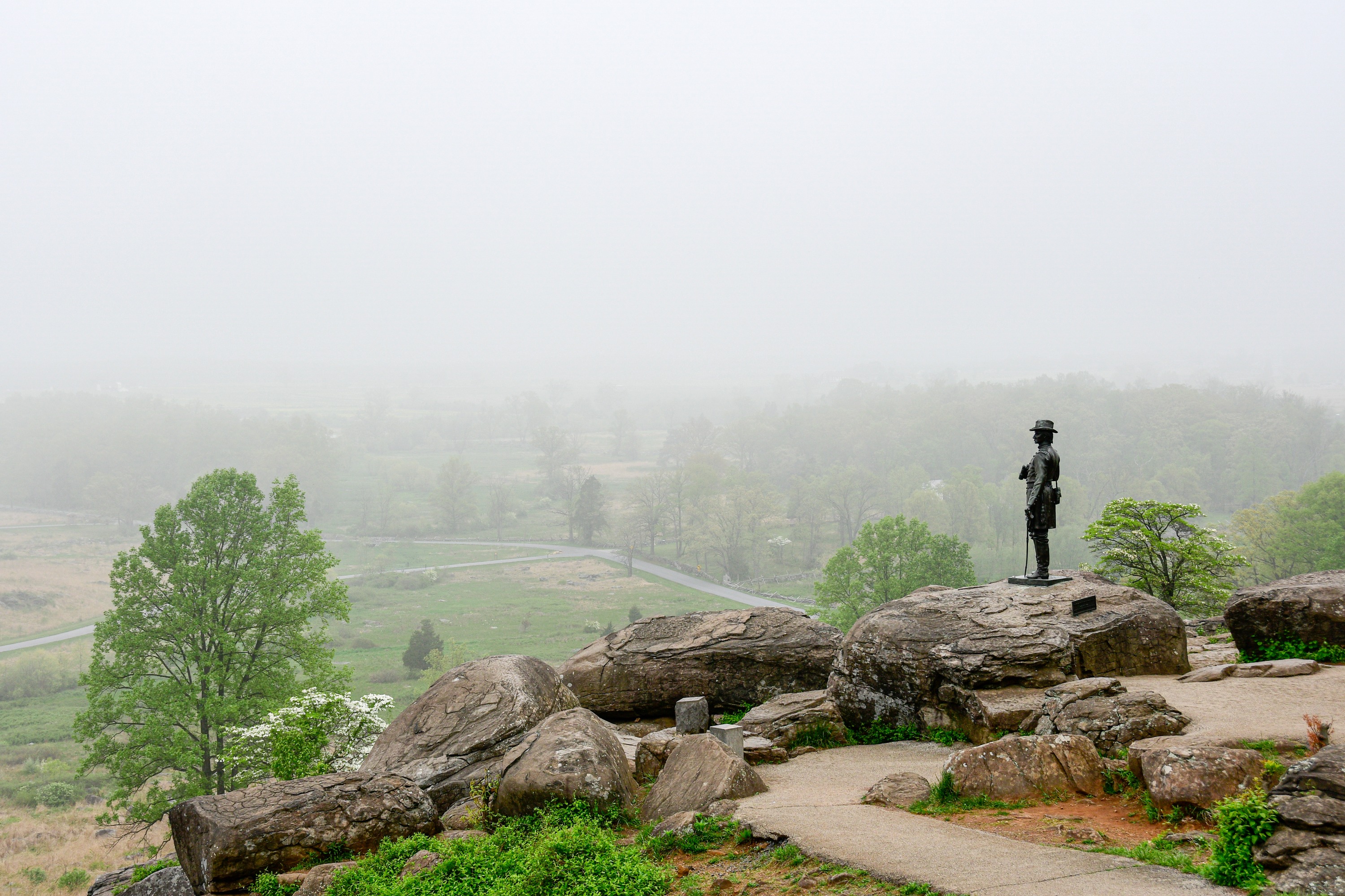 Climb Little Round Top for a panoramic view and a strategic Civil War vantage point