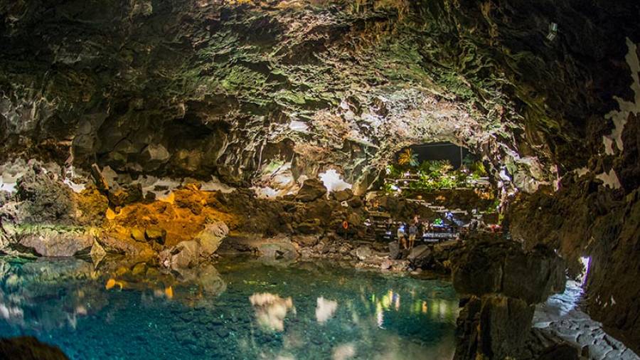 Visit Jameos del Agua, a stunning natural cave shaped by artist César Manrique