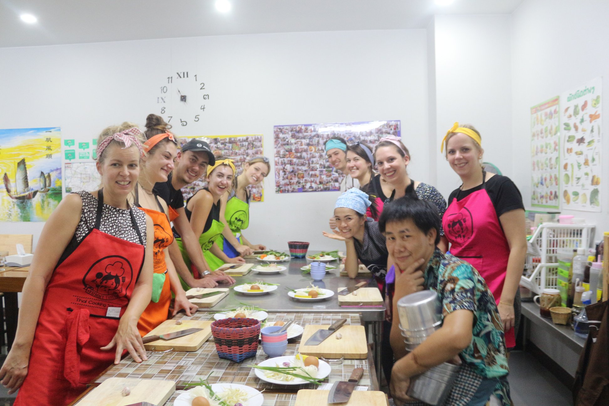 清邁半日料理課程（Yummy Tasty Thai Cooking School 提供）