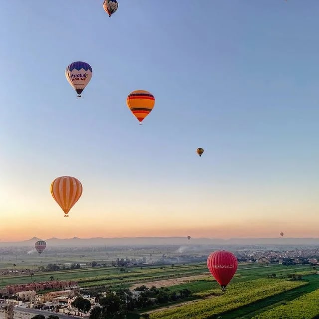Soaring Over Pharaohs' Land in Luxor