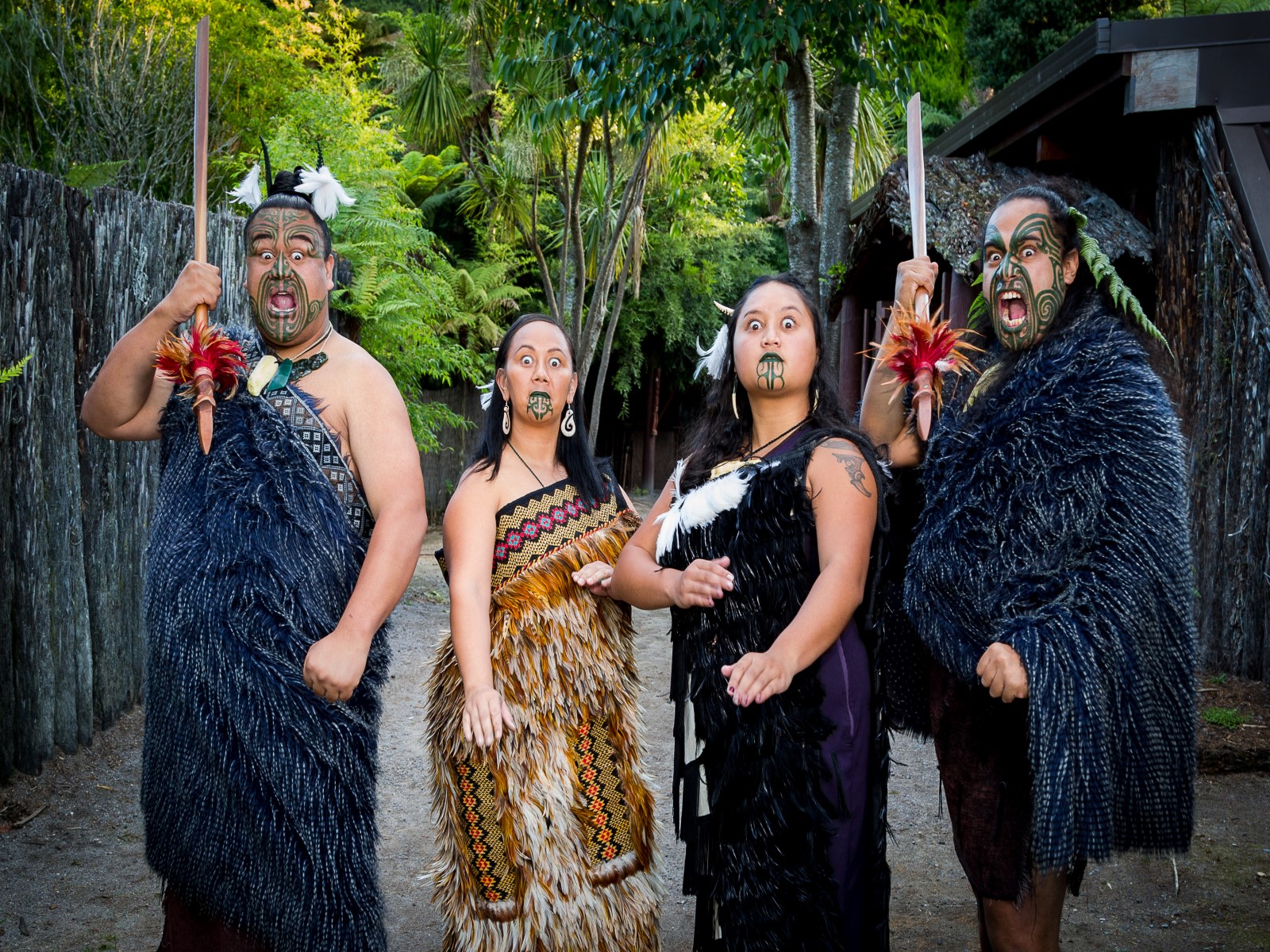 Mitai Maori Village & Wai-O-Tapu Thermal Wonderland One-day Cultural & Volcano Tour